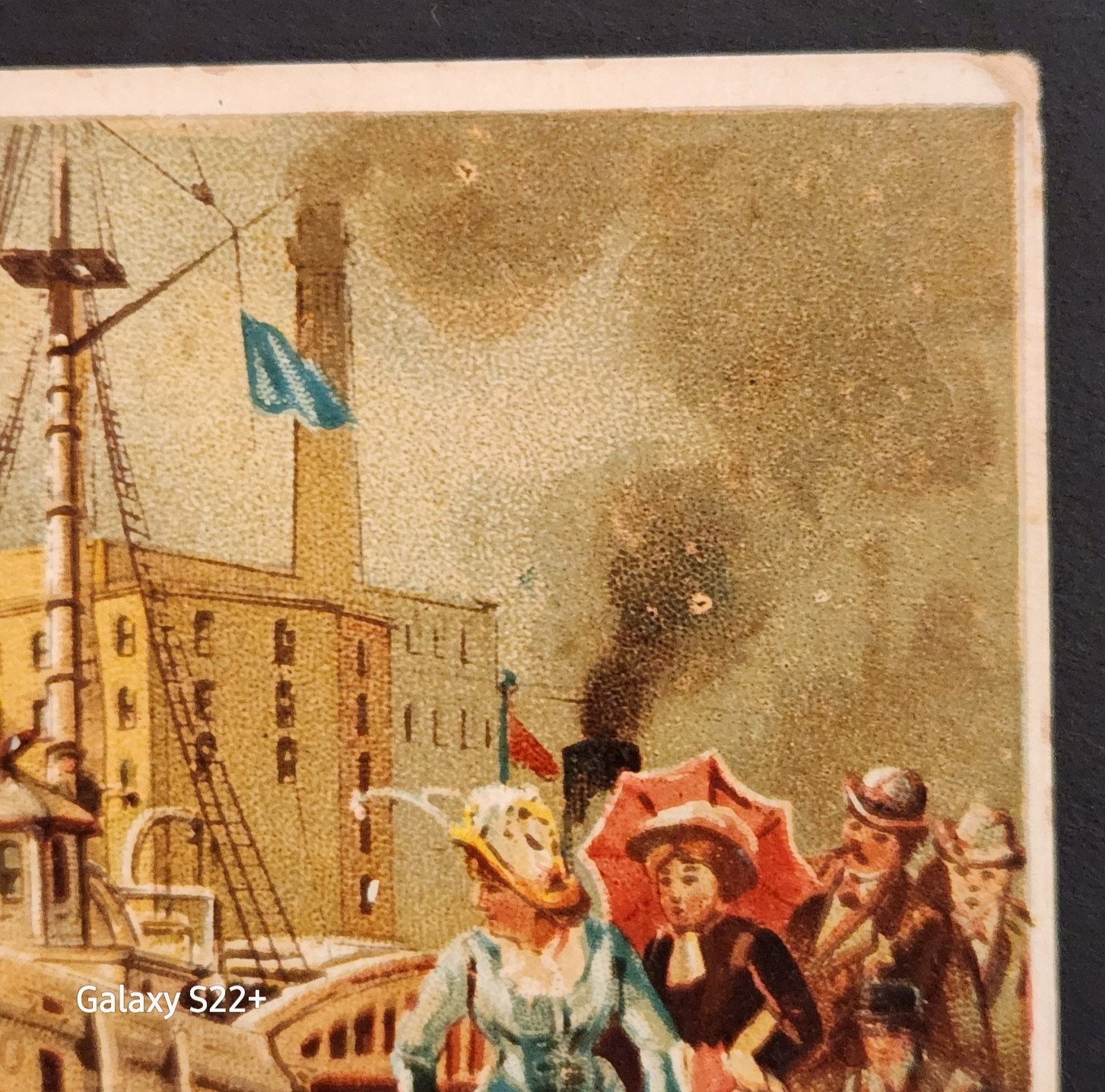 Victorian Trade Card White Cloud Soap Jas.S.Kirk & Co. Chicago New Castle In.