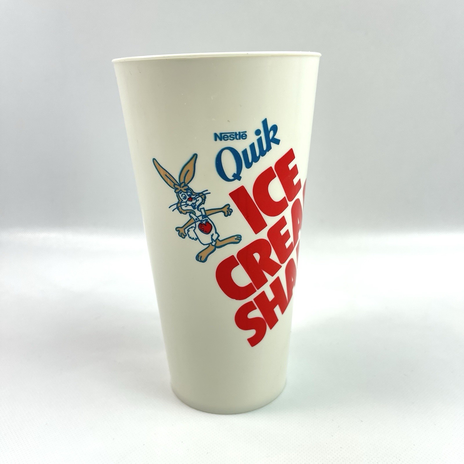 Nestle Quick Ice Cream Shaker Vintage Plastic Drink Cup Quick Shake Recipe