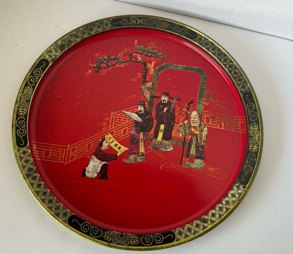 Metal Tin, Round, Sunshine Biscuit, Tang Dynasty Series