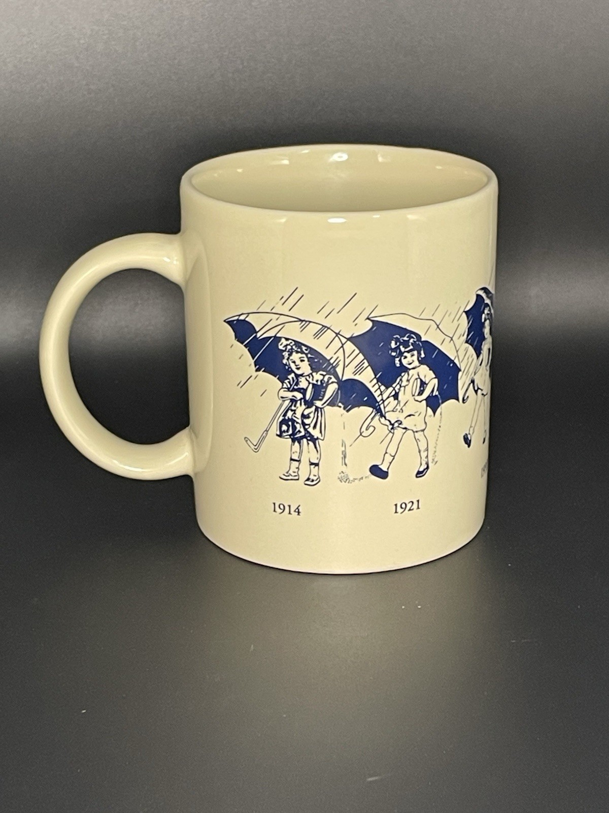 Morton Salt Through The Years Coffe/Tea Cup 1914-1968 Rare