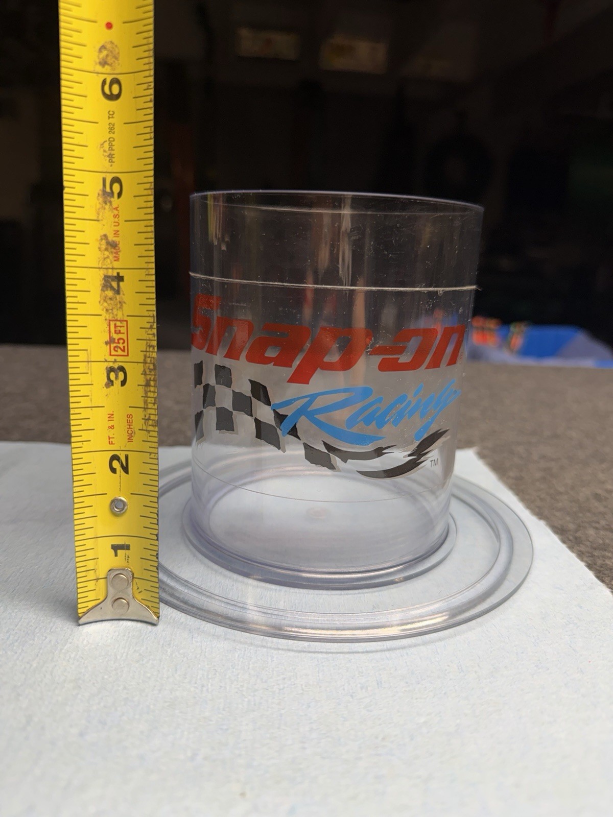 Snap-on Tools Racing Promotional Plastic Game Piece Cup Dealer Promo 2000’s