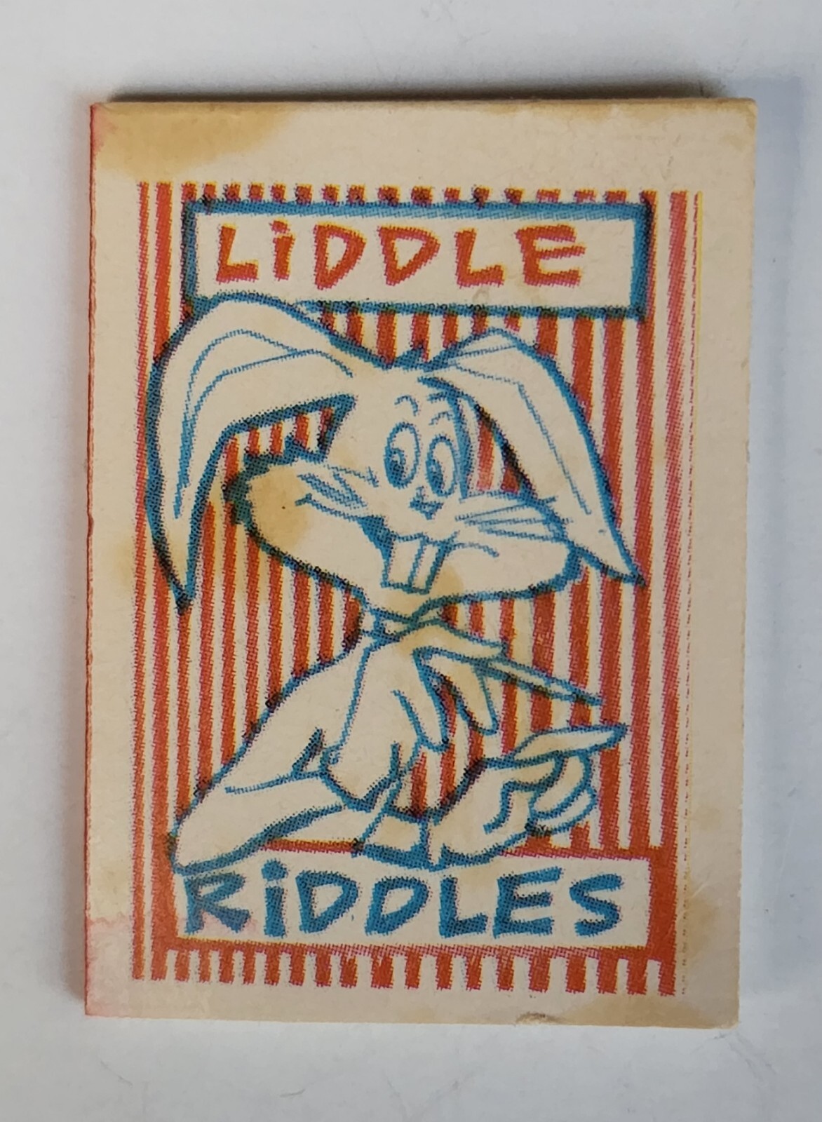 1976 Vintage Premium Cracker Jack Prize Wise Cracks with Rabbit Toy