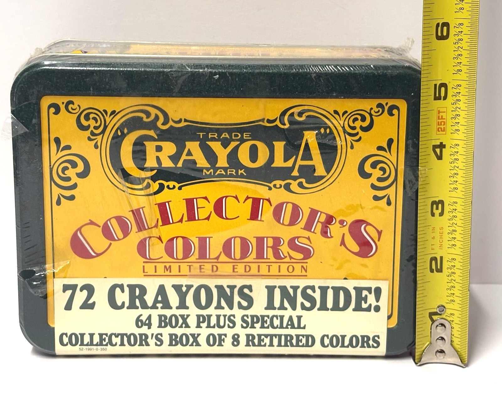 Crayola VTG 1991 Collector’s Limited Edition Tin 72 Crayons NOS 8 Retired Colors
