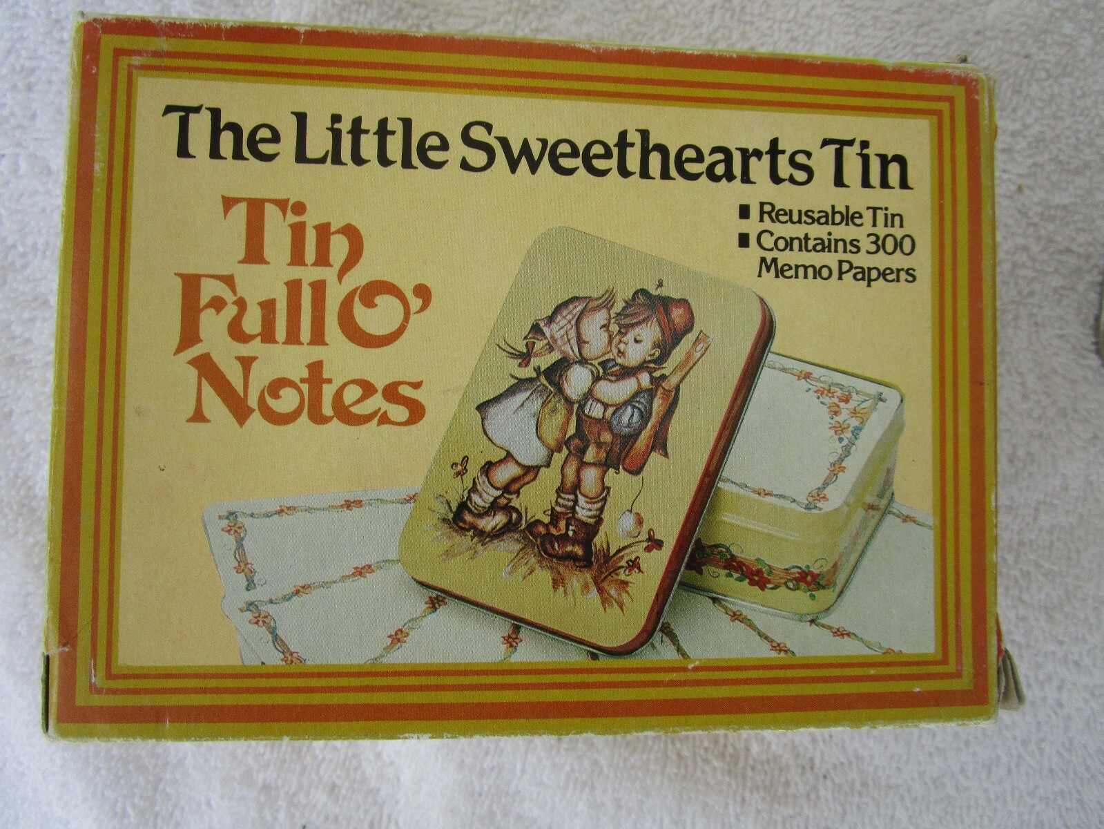 The Little Sweethearts Tin – Vintage – Tin Half Full O’ Notes ~ Giftco, Inc
