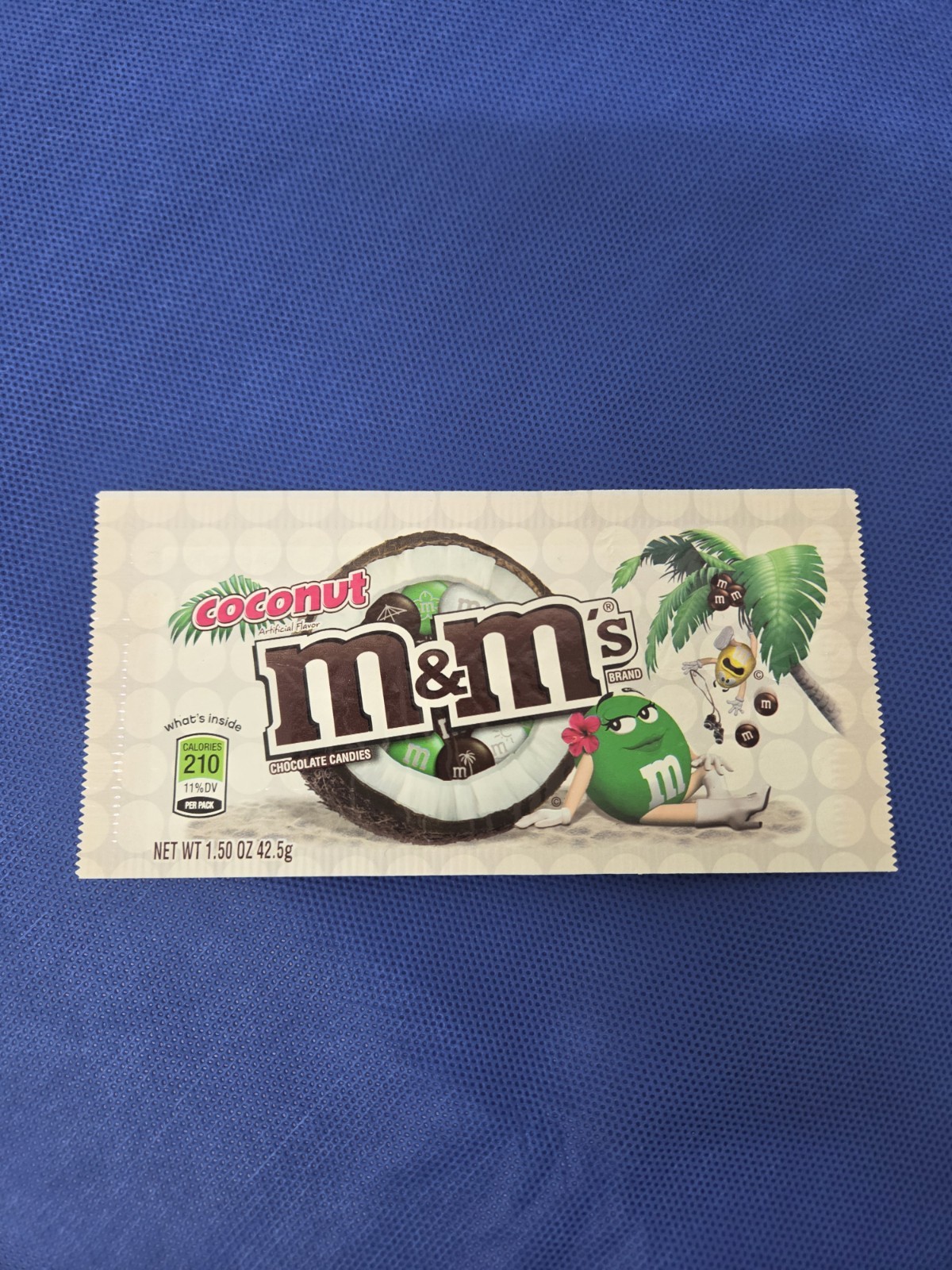 M&Ms Coconut Wrapper, Empty, Rare, Hard to Find, Out of Print