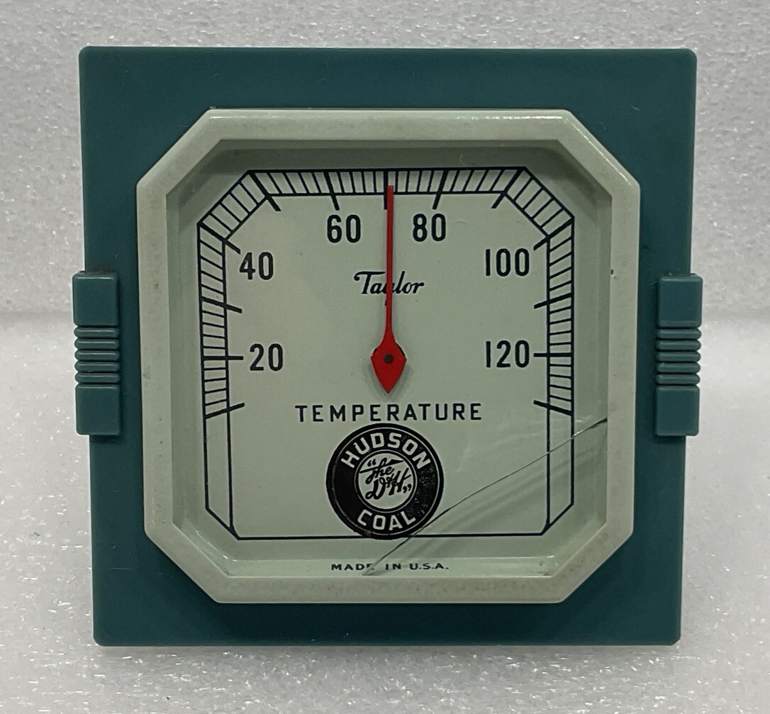 Vintage Taylor “The D & H” Hudson Coal Thermometer Made In U.S.A. Rare