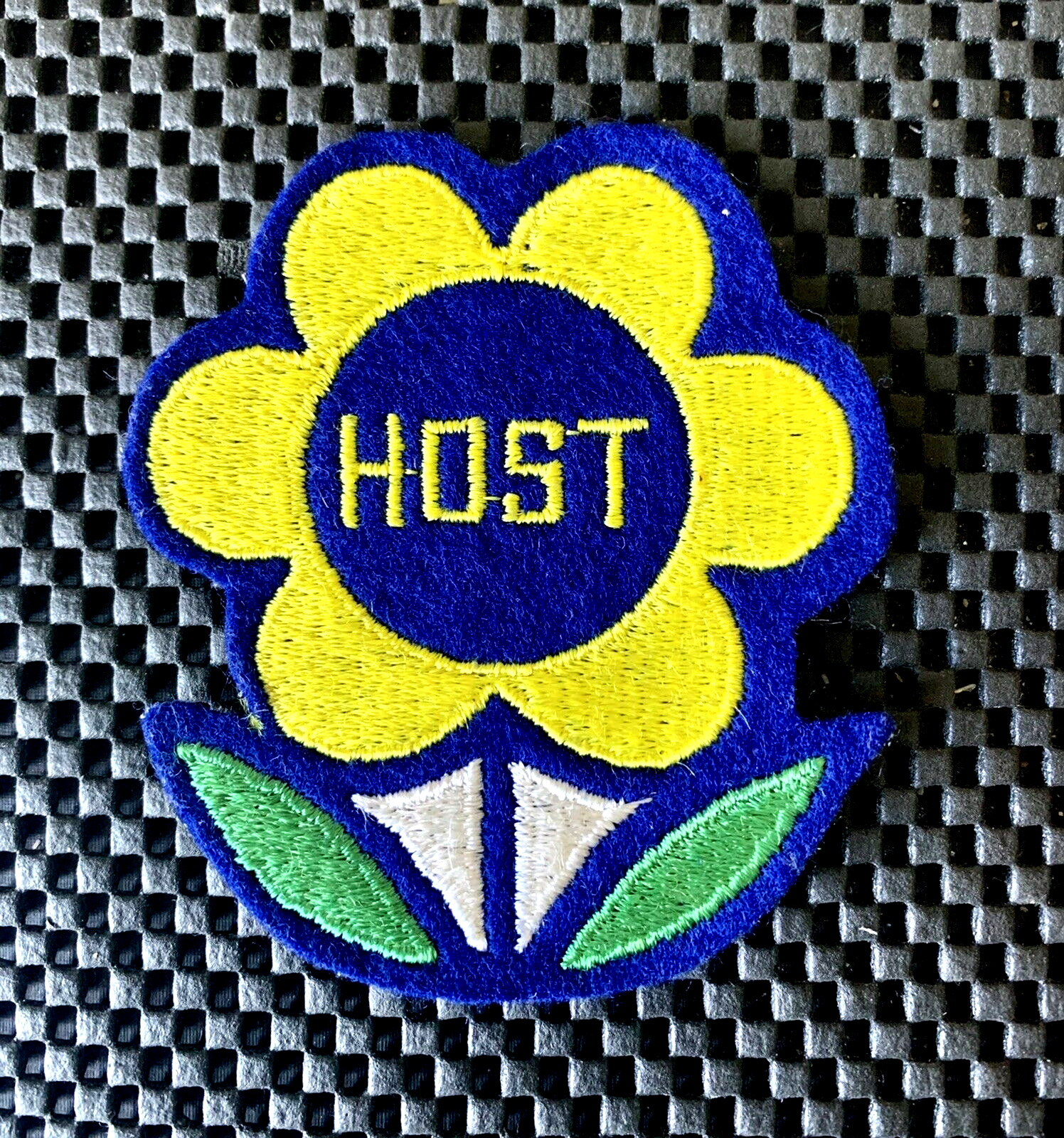 HOST EMBROIDERED SEW ON ONLY PATCH AIRPORT FOOD CATERING 3 1/2″ x 4″ NOS