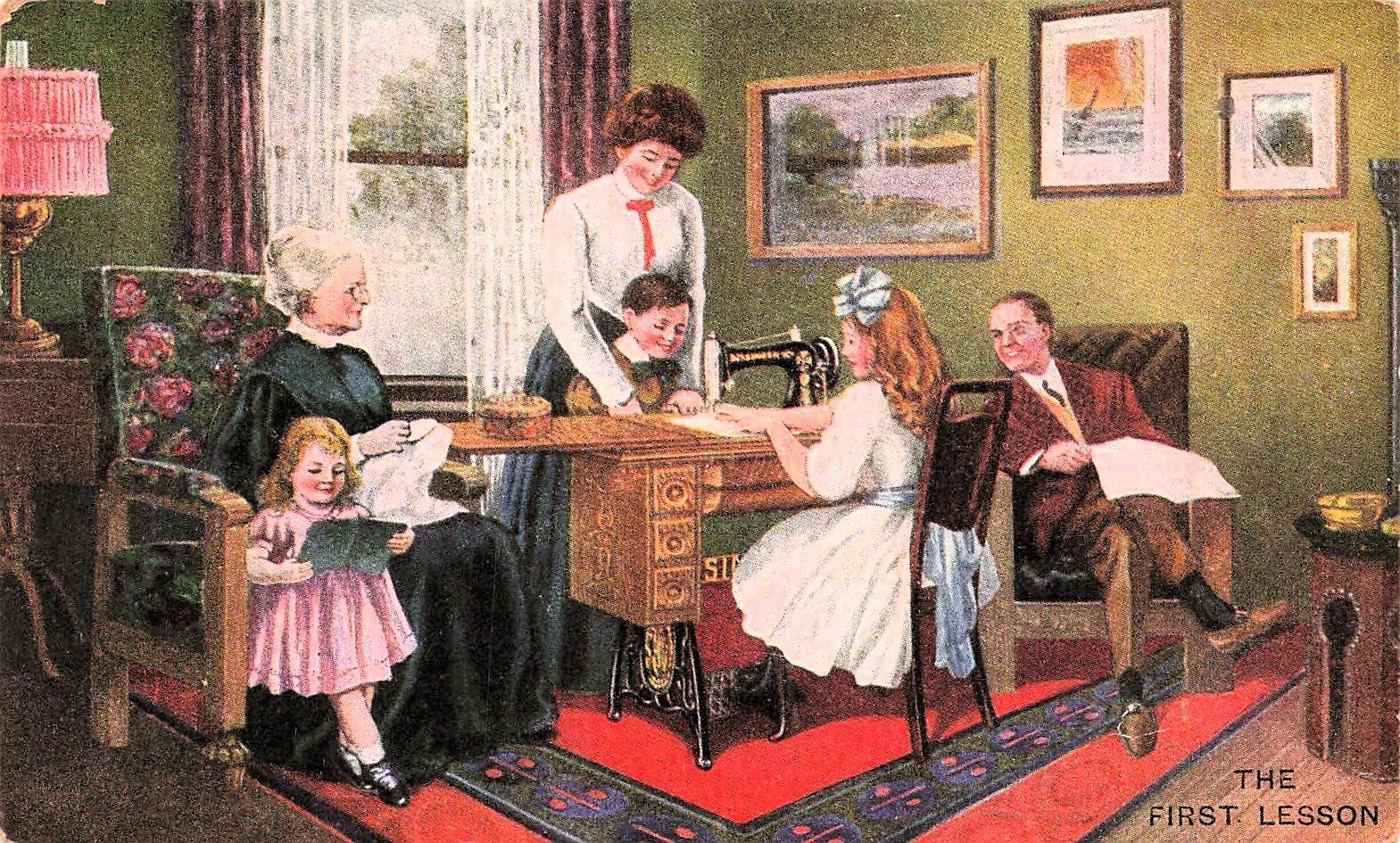 Singer Sewing Machine No. 115-1 Rotary Hook Advertising Trade Card I54