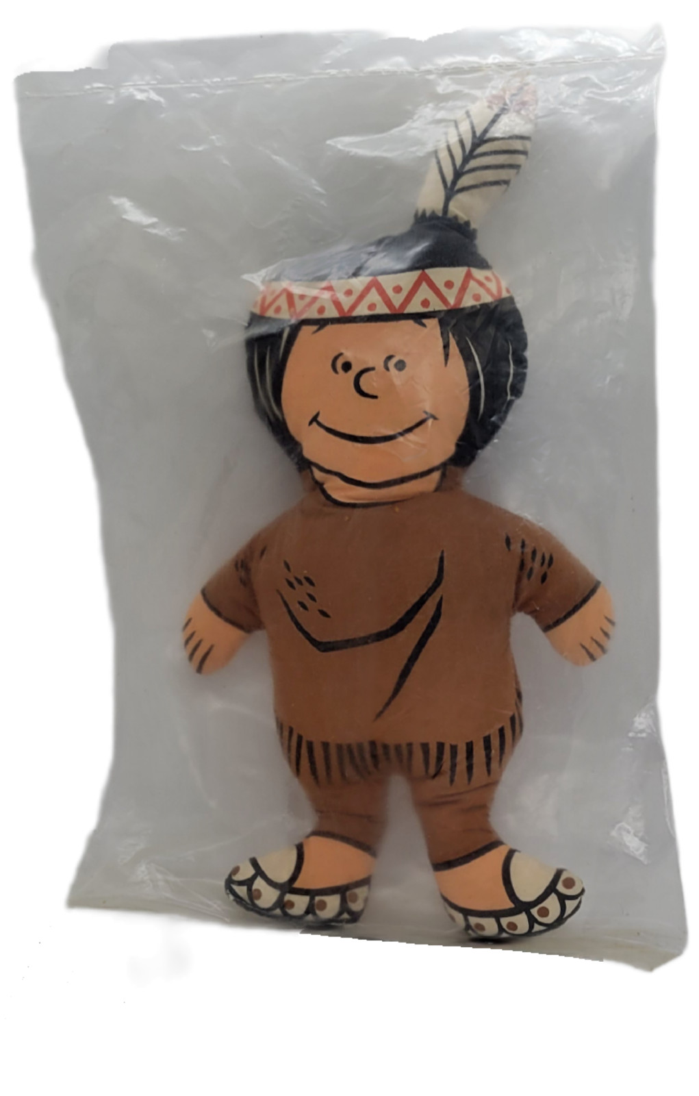 Oneida National Bank 1982 Native American Boy 14″ Cloth Plush Doll