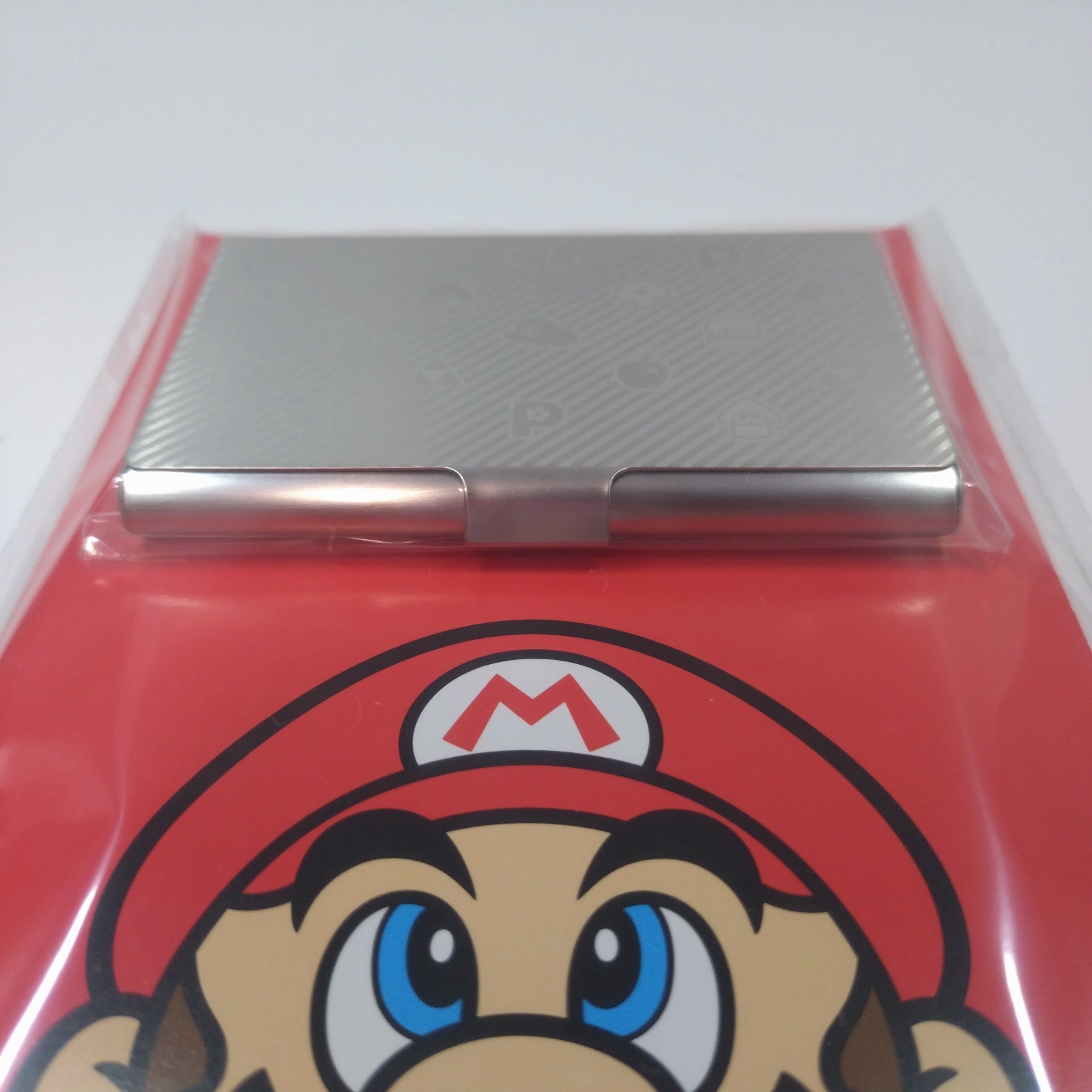 Nintendo Mario Metal Business Card Holder Case Promo Not For Sale Japan