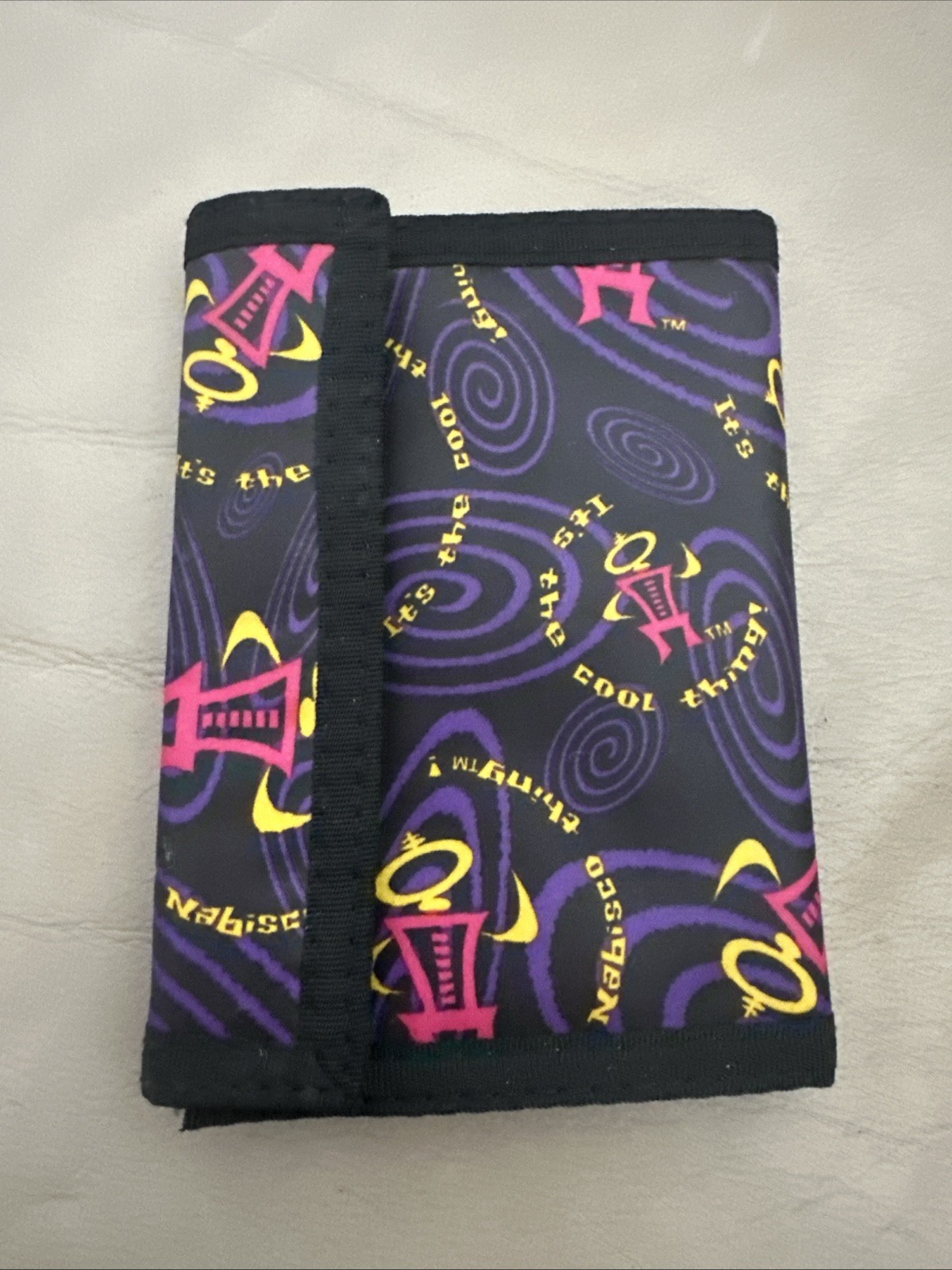 Vintage Nabisco Thing Mascot Trifold Wallet 80s 90s Advertising Promo New