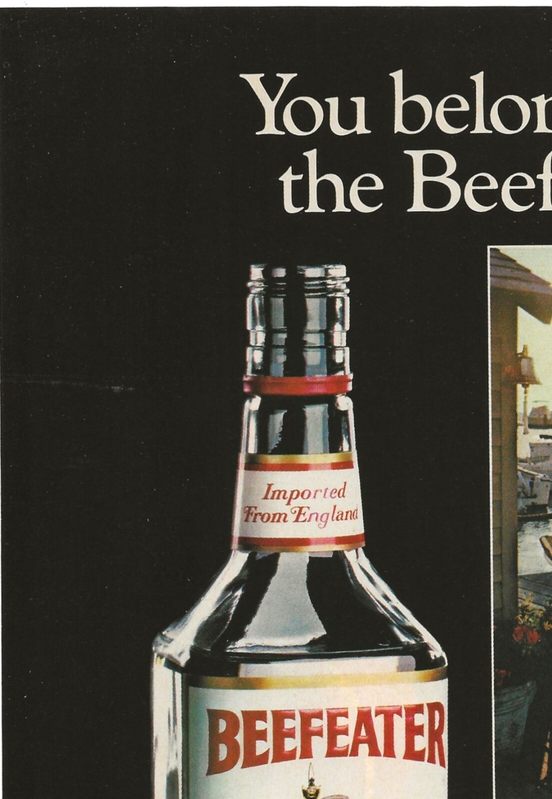 Vintage Print Ad Beefeater London Distilled Dry Gin – Feb 1983 10.75″x8″
