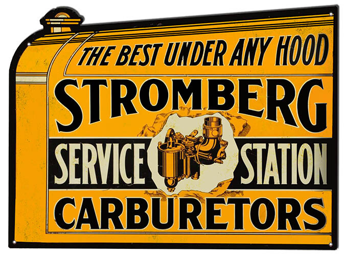 Stromberg Service Station Metal Sign 21.3×15.7