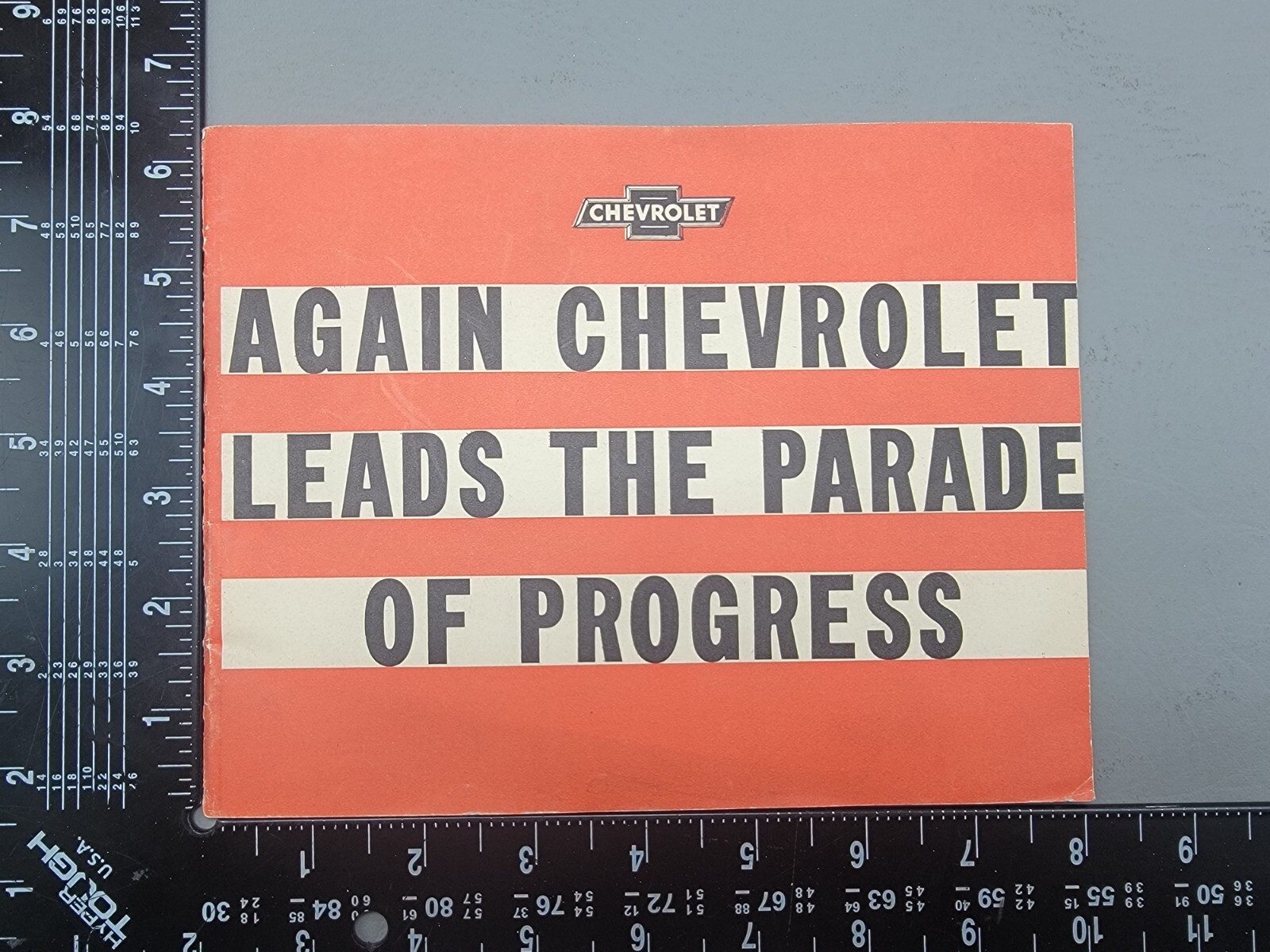 Vintage Chevrolet Brochure Parade Of Progress Circa 1930 Advertisement Bowtie