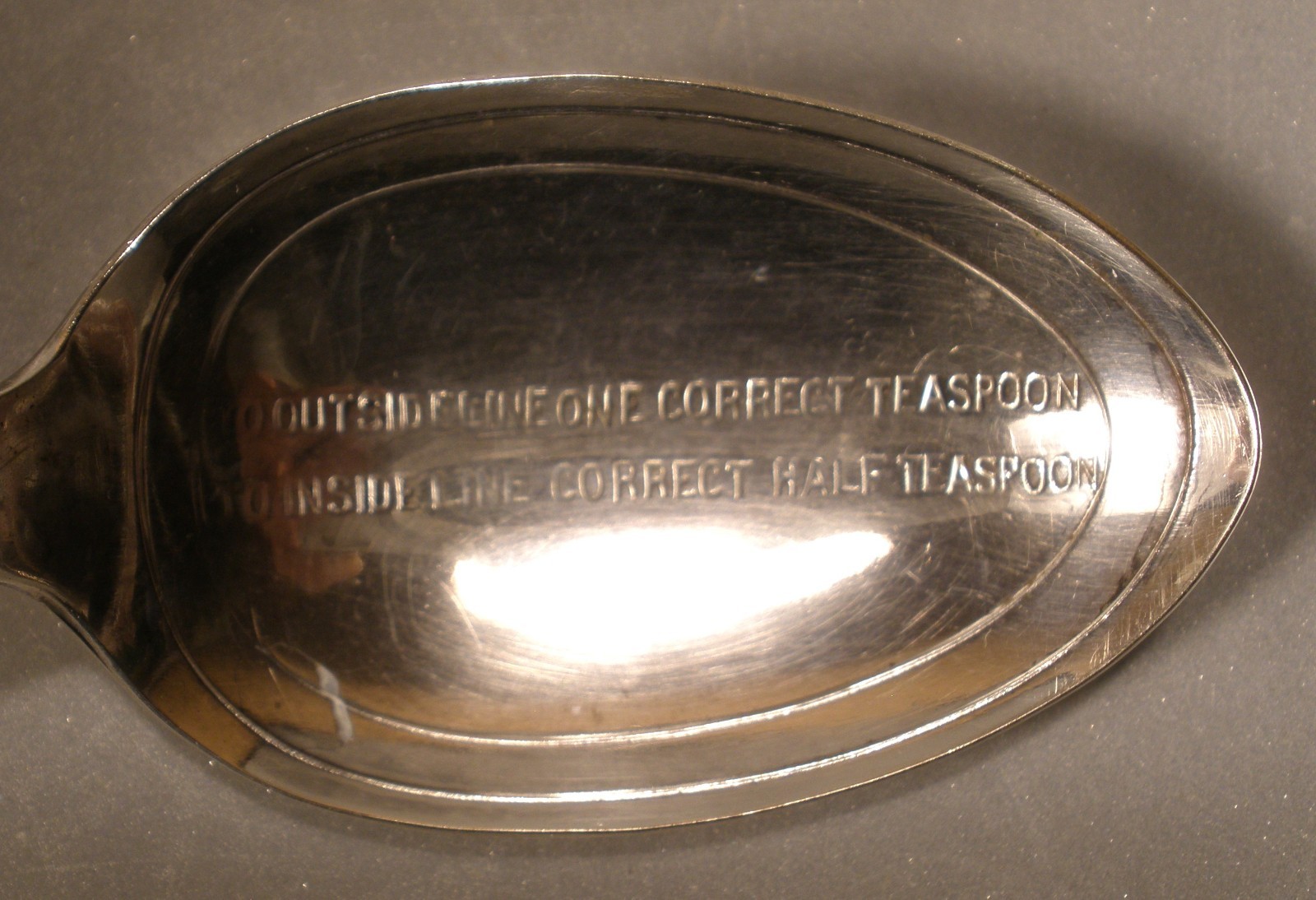 Silver Plate Rexall Dose Measuring Spoon