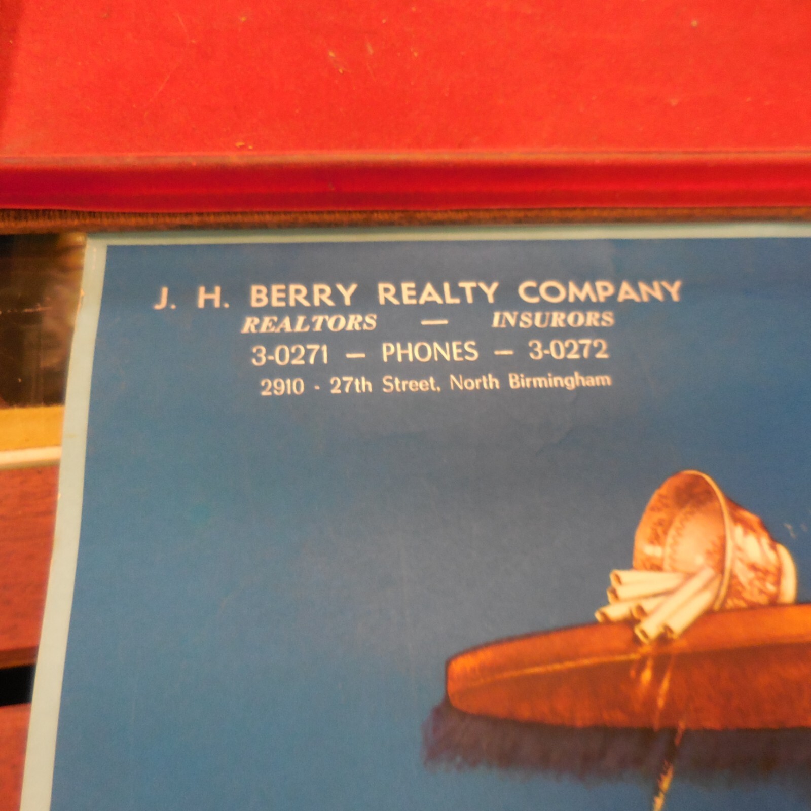 Complete Birmingham, AL 1953 Calendar J. H. BERRY REALTY CO. 19.5 x 13.5″ #JE