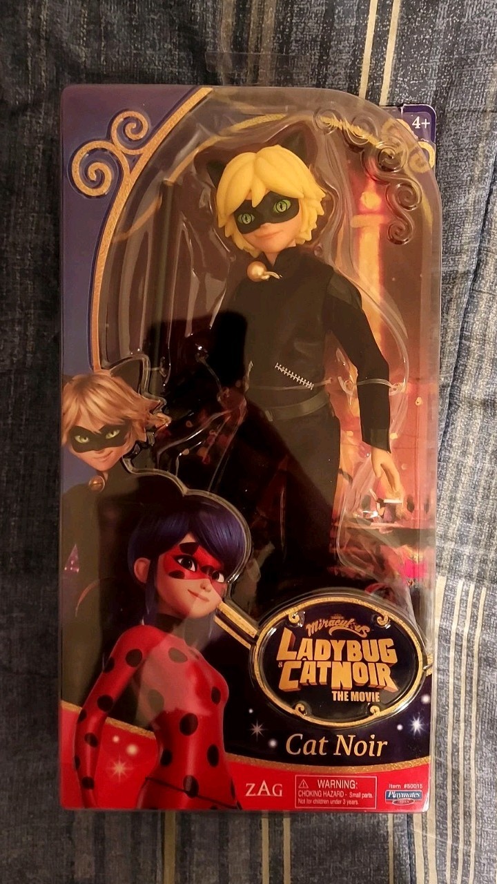 Miraculous Ladybug & Cat Noir The Movie Cat Noir Doll Slight Box Damage Zag