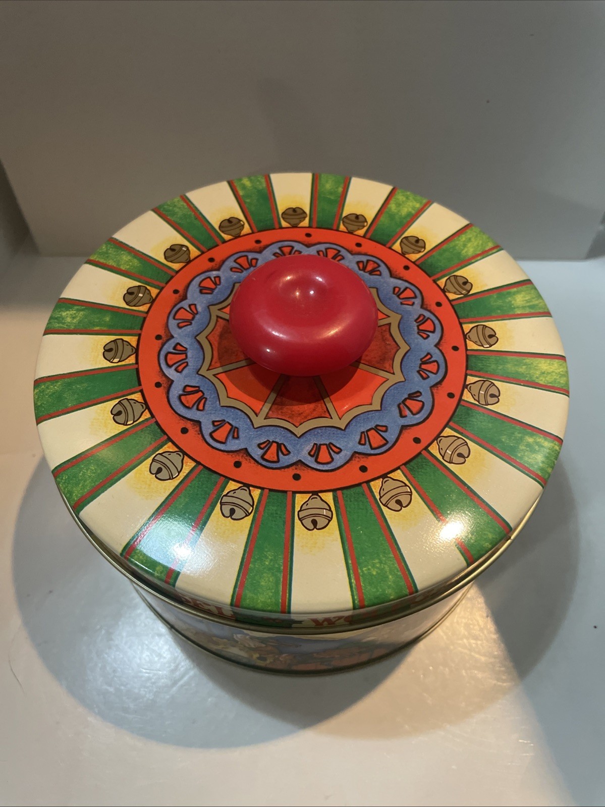 WOLFGANG CANDY CAROUSEL Tin Knob Horse Carnival Kids Decor Circus Tent 5.5″