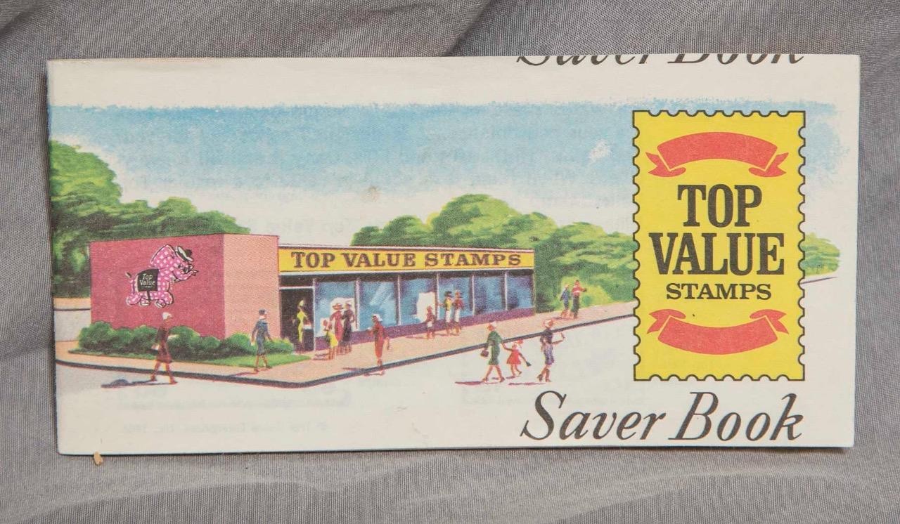 Top Value Stamps Saver Book 1960’s 1970’s Unused