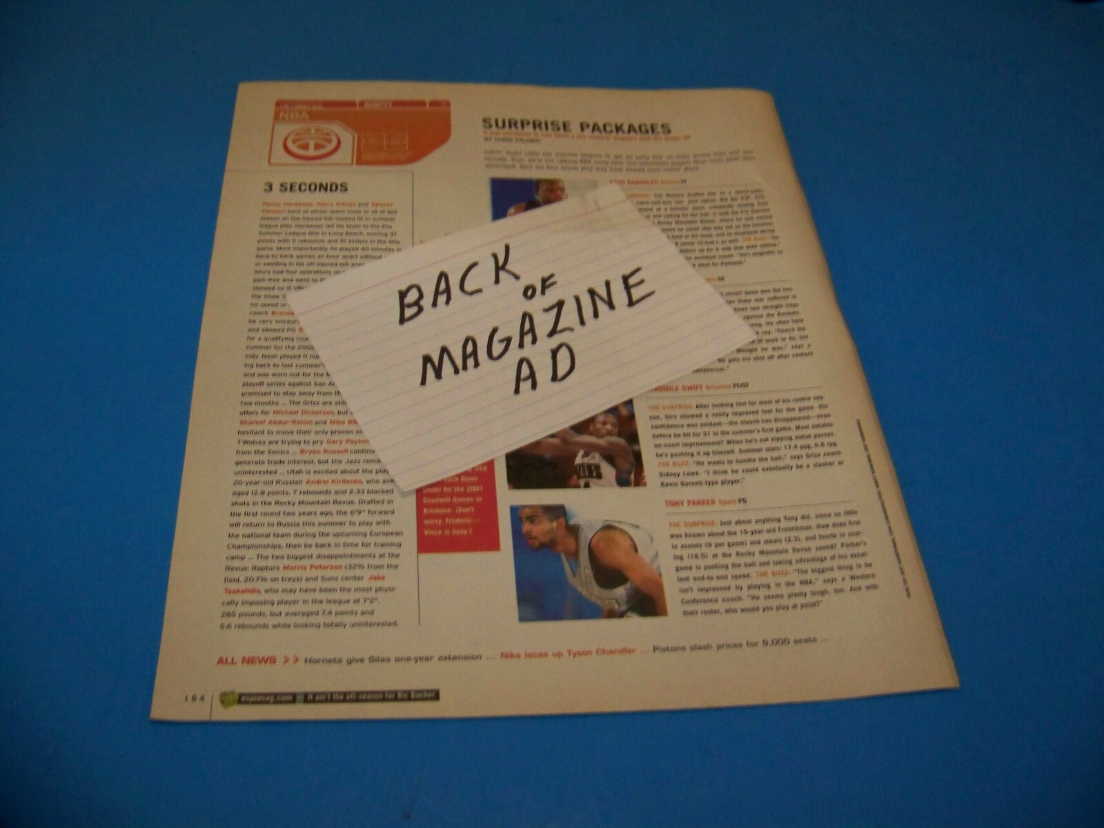 U.S. Army Reserve “An Army Of One” Original Print Ad From Magazine 2001