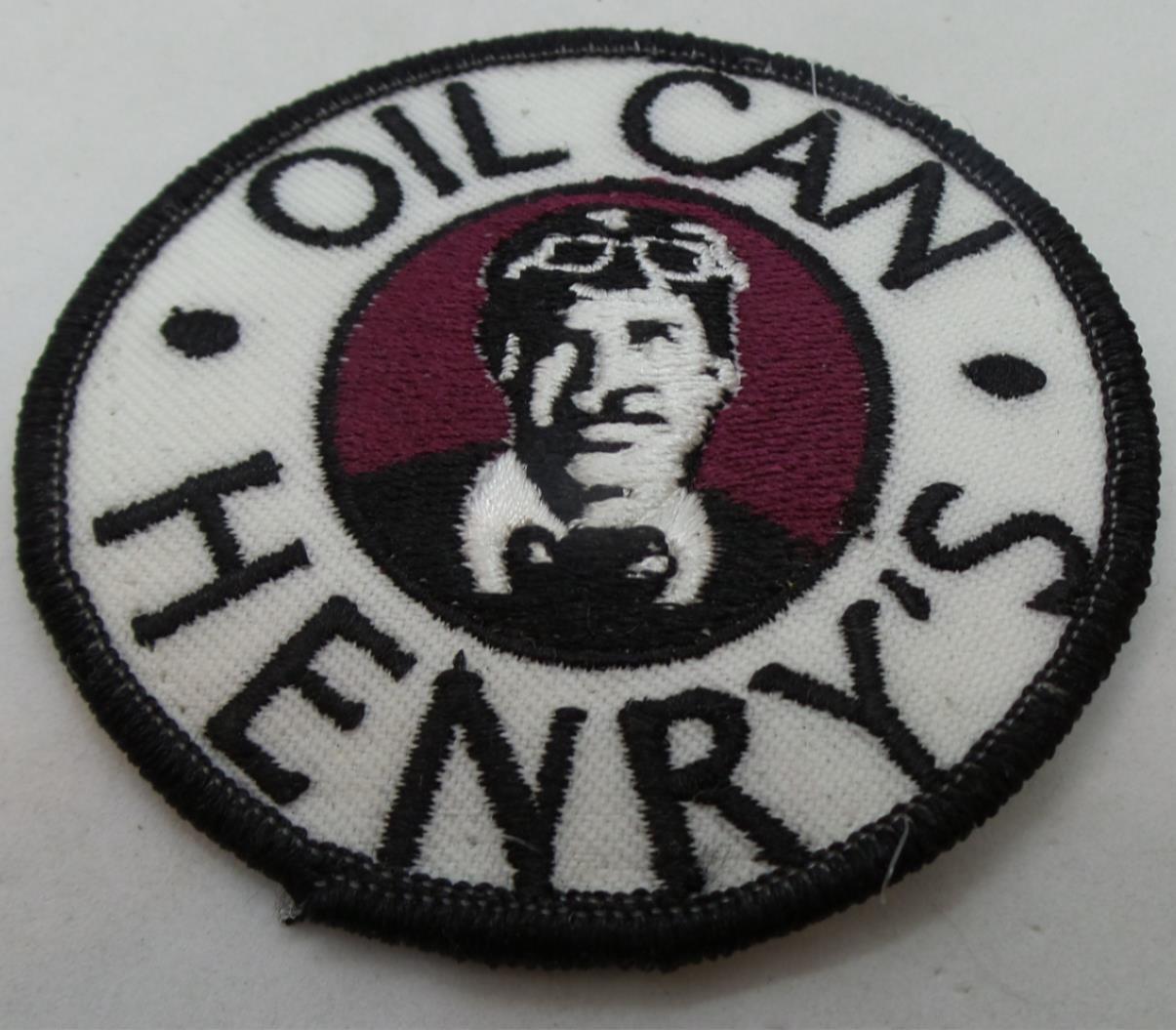 Oil Can Henry’s Automotive Oil Change Service Sew On Round Patch