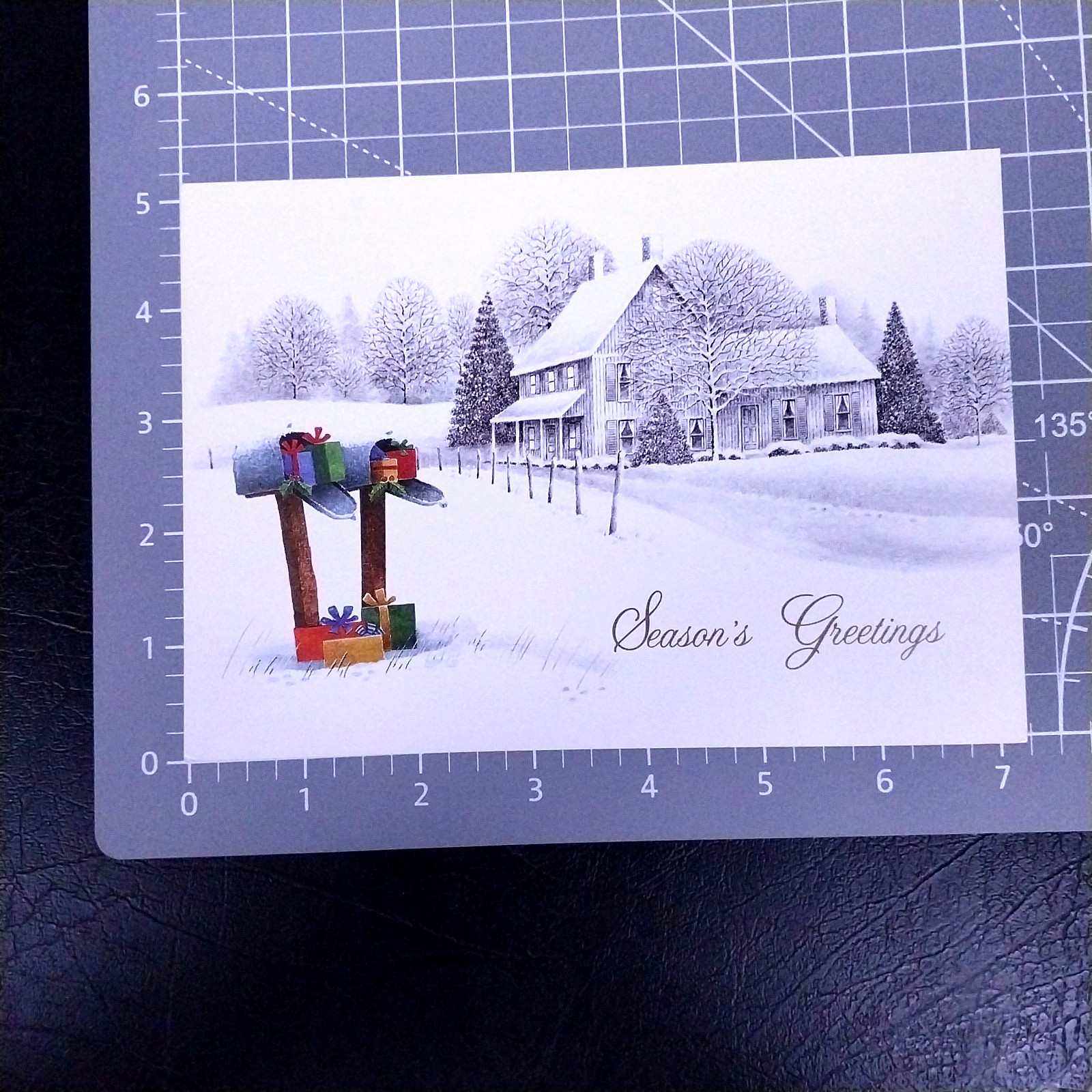 NGS Christmas Card Sample Advertisement – Holiday Gifts 2A76