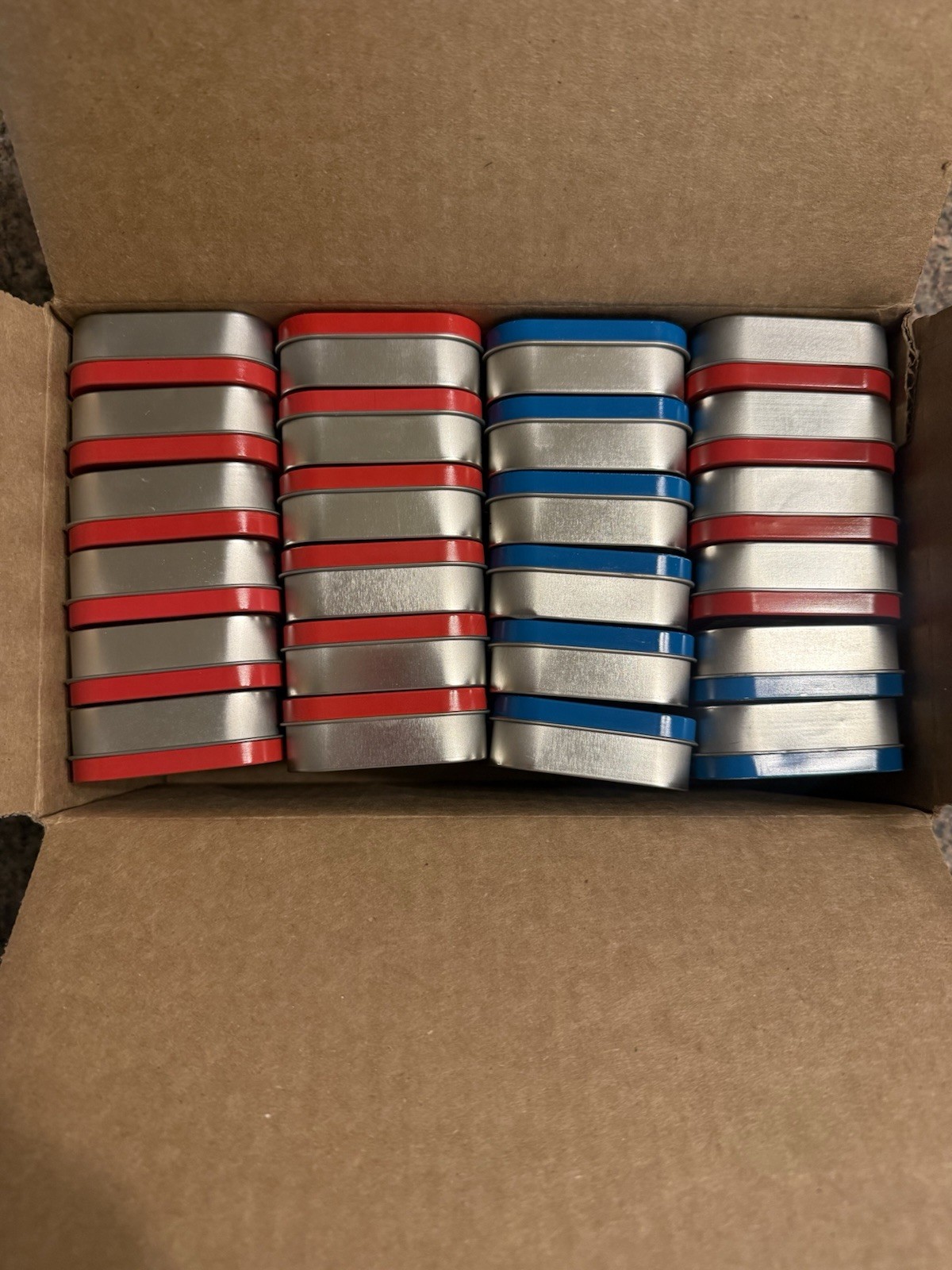 Altoids Peppermint Tins EMPTY Bulk Lot of 24 / Sewing Beading Crafts Crafting