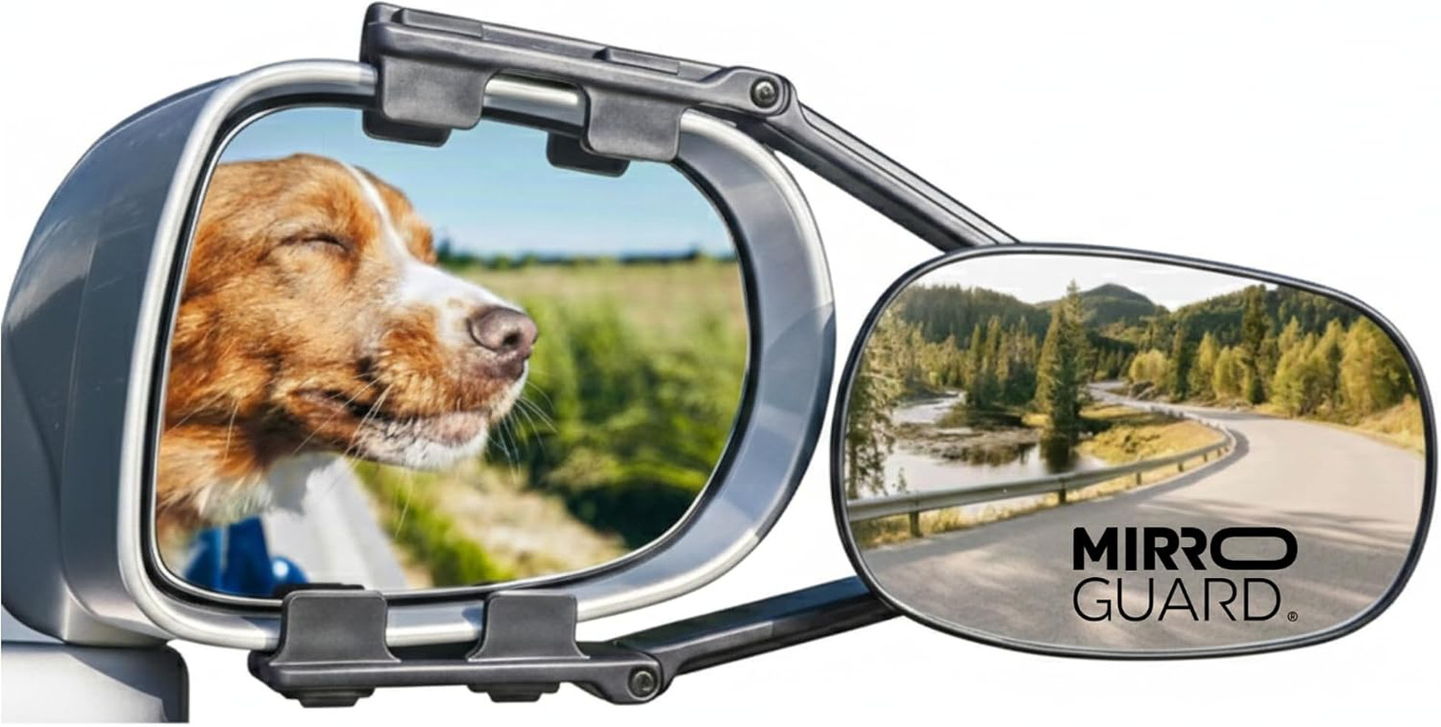 HA968 V2 Clip-On Towing Mirrors for Trucks, Suvs, Rvs & Trailers | Longer, Thick