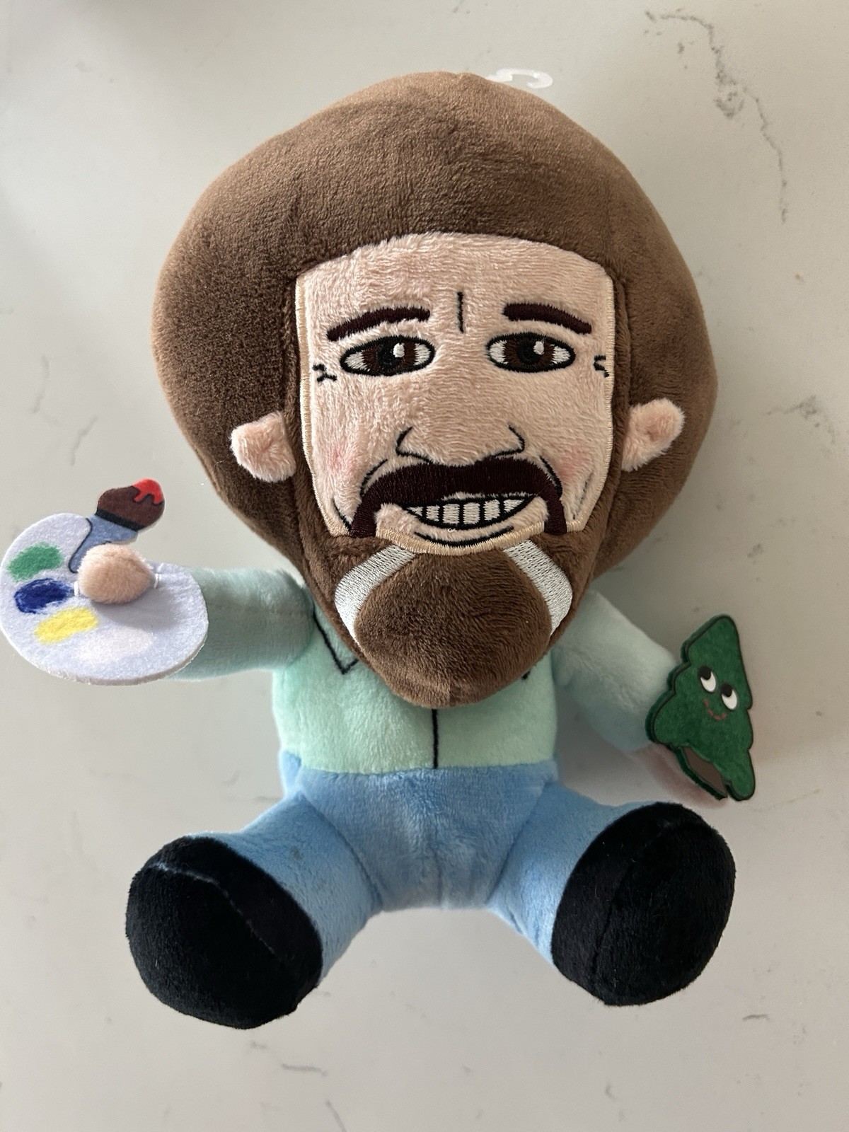 Bob Ross Plush Phunny 8 inch Stuffed Plushie Plushy – Happy Little Trees Artist