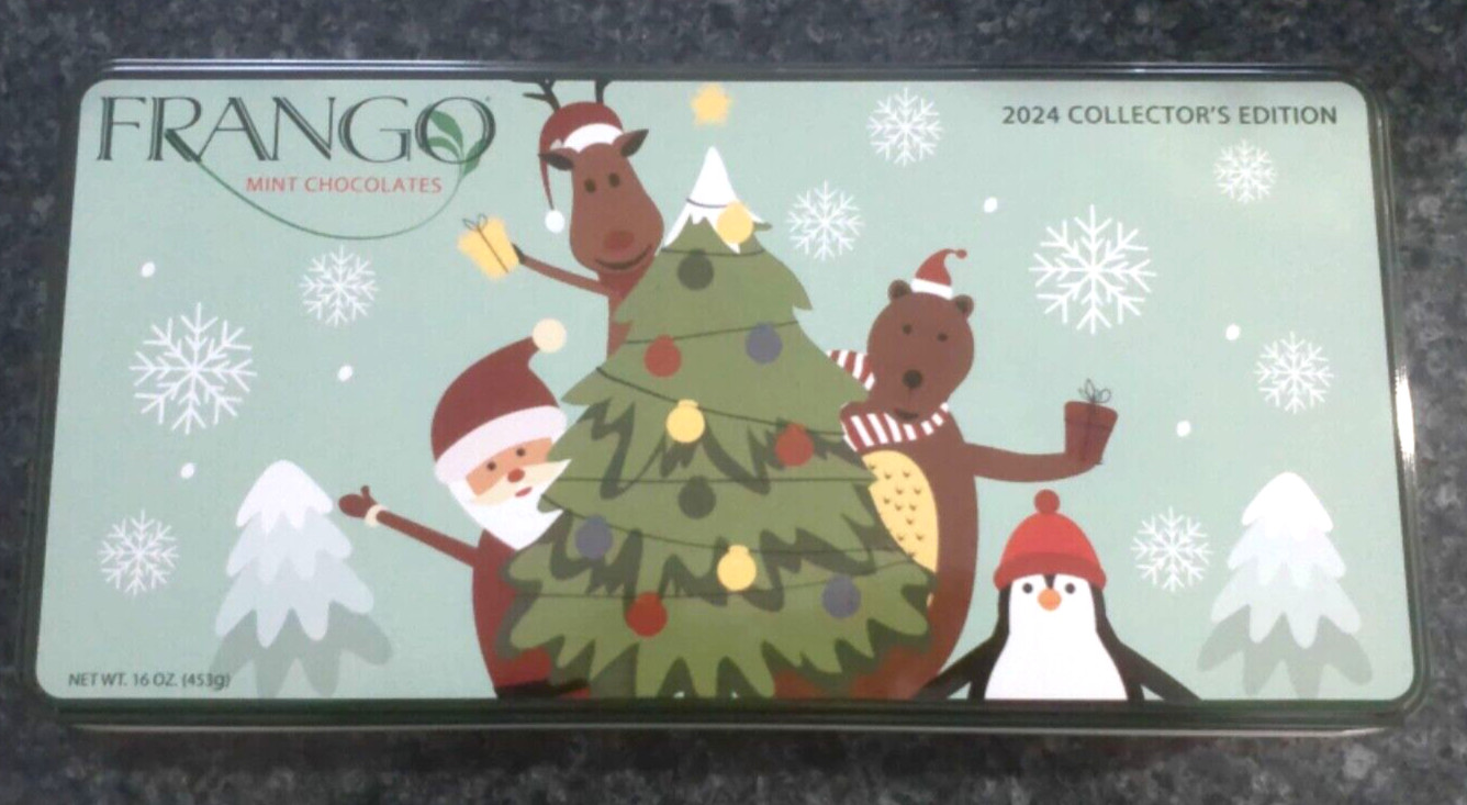 EMPTY FRANGO 2024 COLLECTOR’S EDITION TIN BOX 10.5″ x 5″ x 1.5″