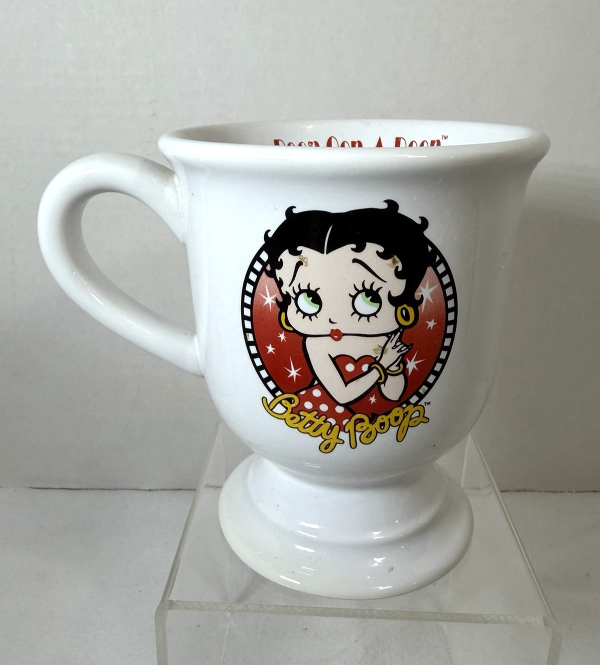BETTY BOOP (Boop Oop A Doop) Pedestal Coffee Tea Cup Mug 2006 Collectible Y2K