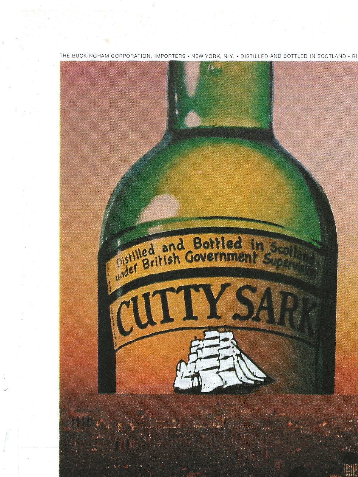 Vintage Print Ad Cutty Sark – And Now It’s Time For a Cutty – Oct 1975 11″x8″