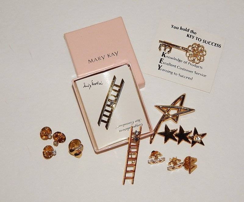 Lot of 12 Mary Kay Award Pins VGUC