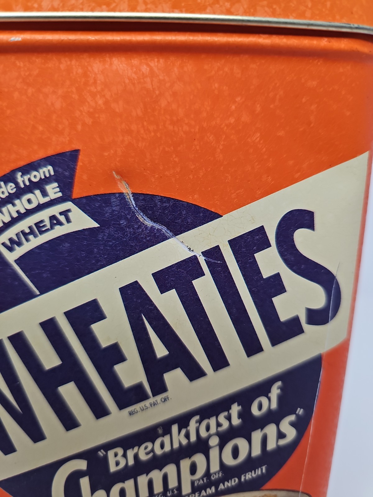 Wheaties Tin Box Breakfast of Champions 1993 Cereal Tin L 4.5″x W 3″x H 6.5″