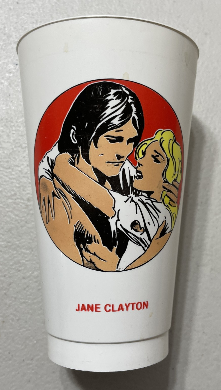 Vintage 1973 7-Eleven Slurpee Cup Jane Clayton Tarzan DC Comics Plastic Mug