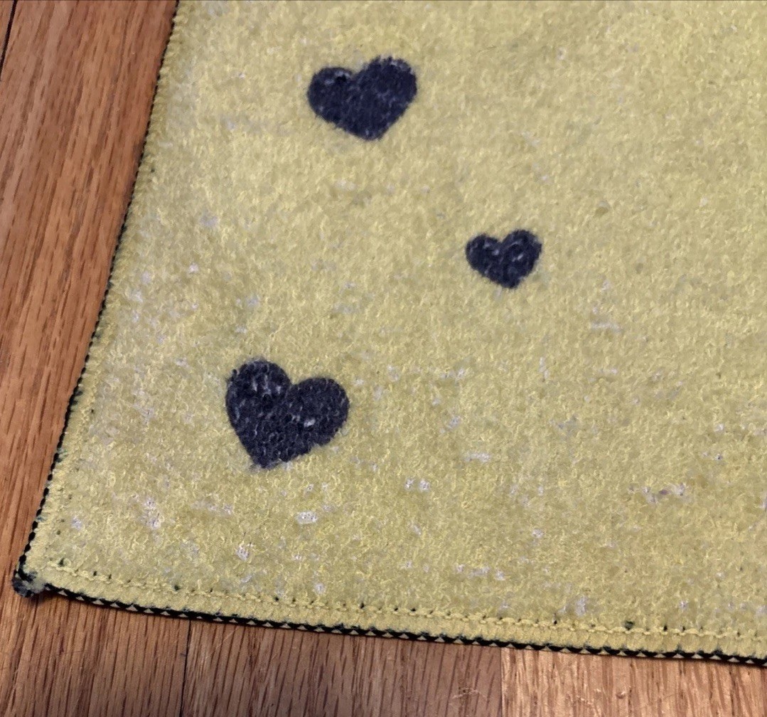 Snapchat Loves Yellow Hand Towel Rag Rare Mini Social Media Advertising Merch