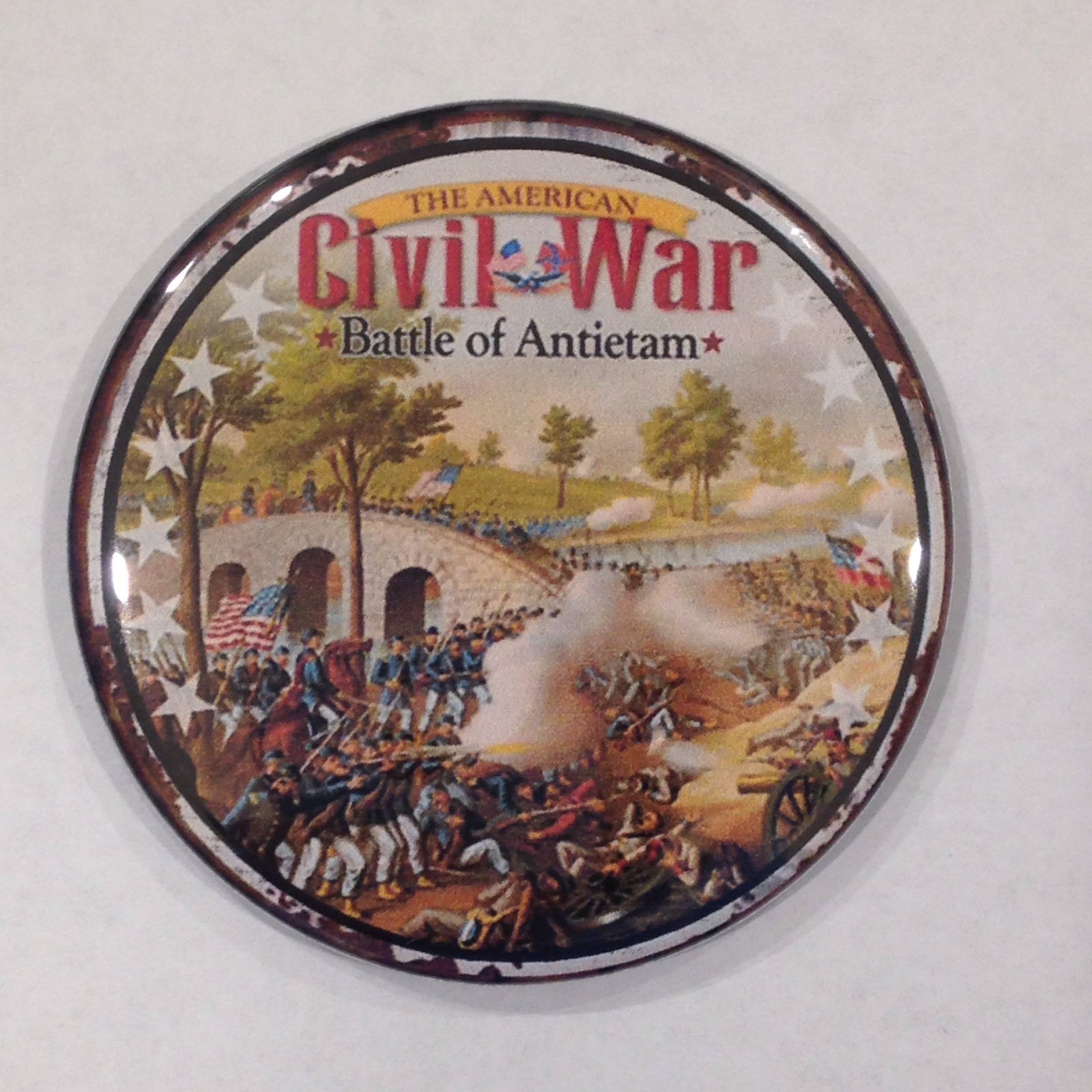 Civil War Battle Of Antietam Advertising Pocket Mirror