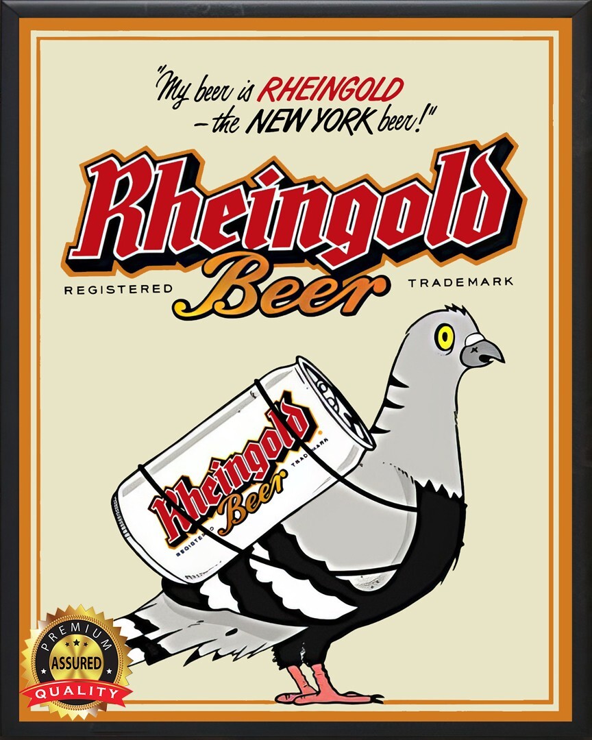 Rheingold Beer – My Beer Is Rheingold – Metal Sign 11 x 14