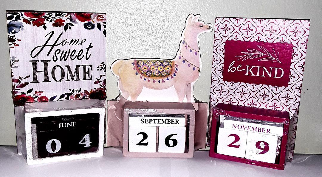 PERPETUAL WOODEN CALENDARS ~ CHECK OUT THE NEW ADDITIONS