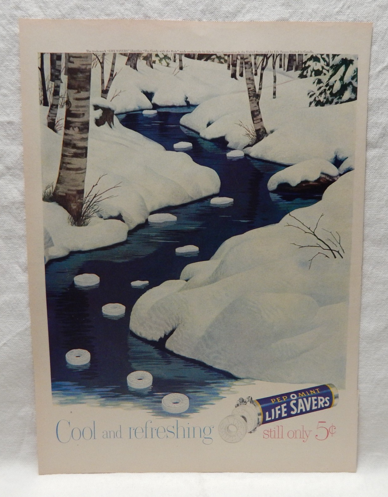 Life Savers 1951 Original Advertisements Lot of 2