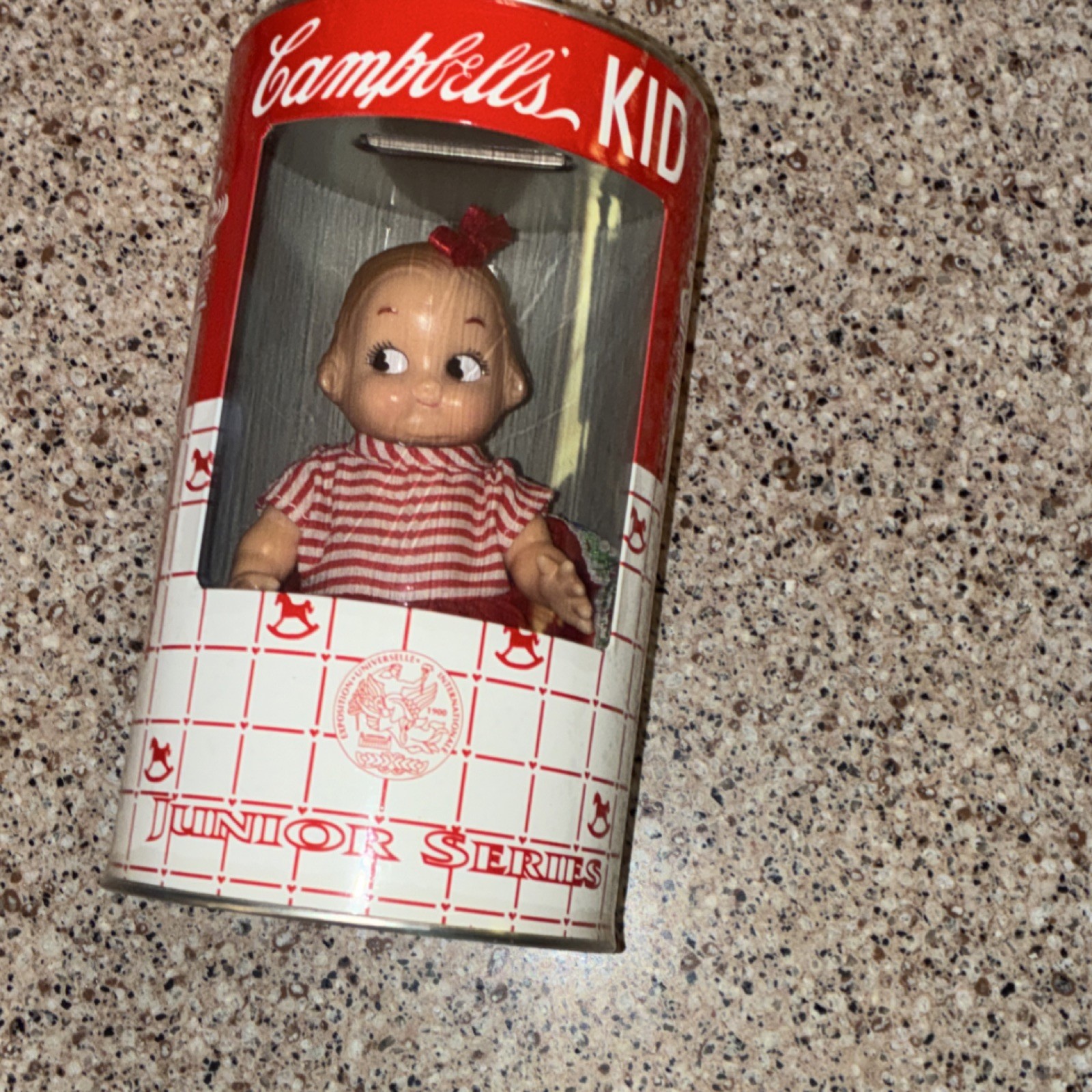 Campbell’s Kid Jr Series Character Doll Collectible in Original Bank Packaging