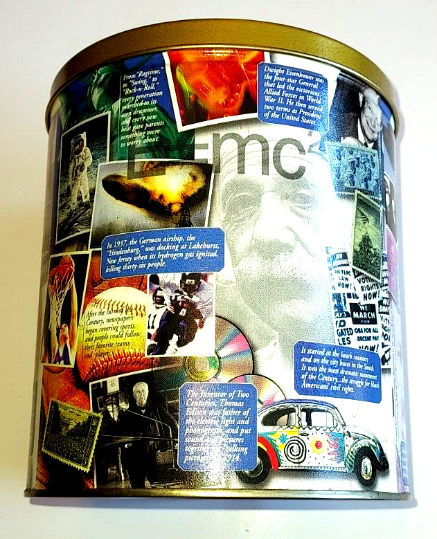 Vintage 1999-2000 Trail’s End Gourmet Popcorn The American Century Tin