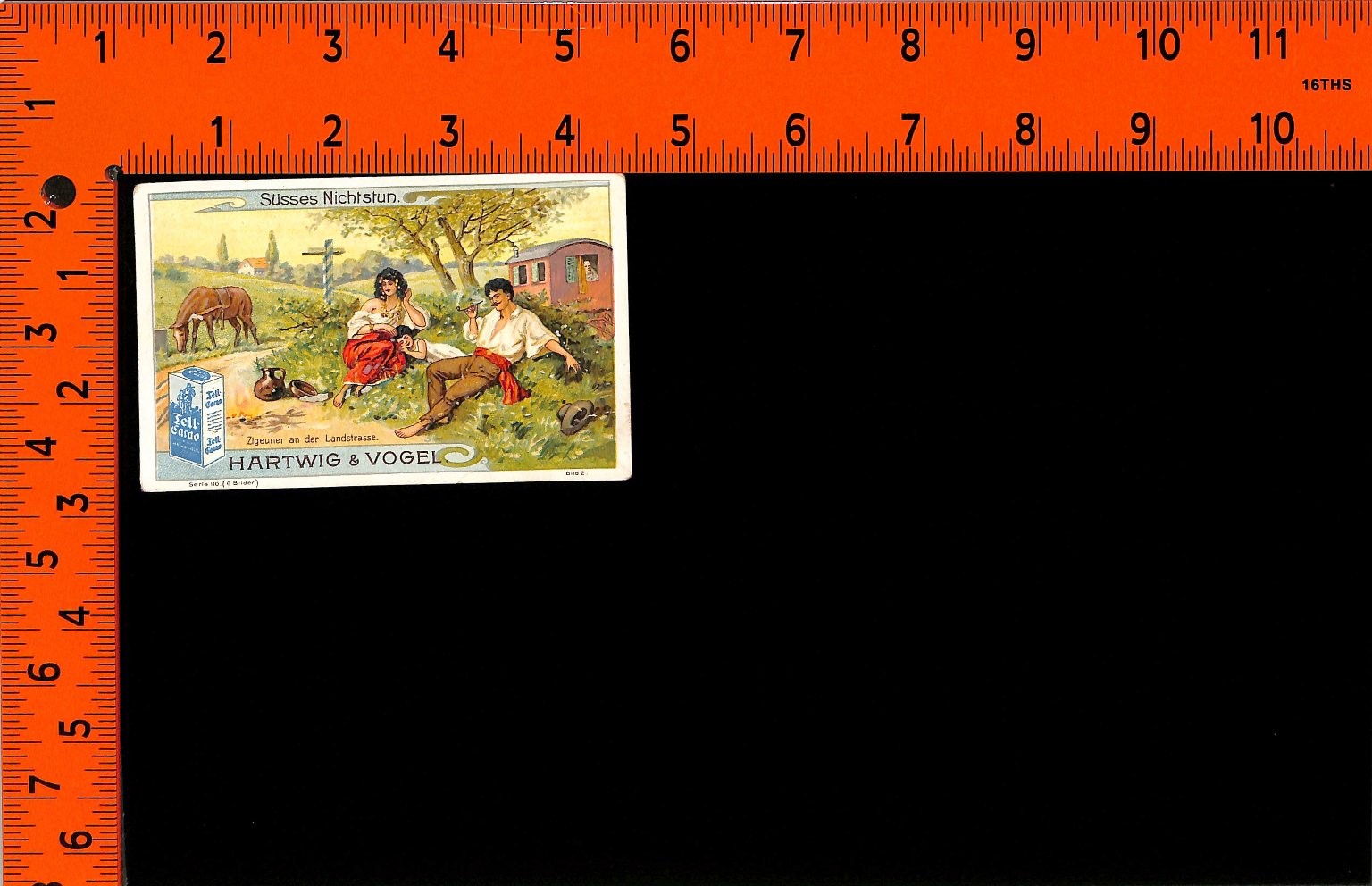 Victorian Hartwig & Vogel “Süßes Nichtstun” Chocolate Trade Card Dresden