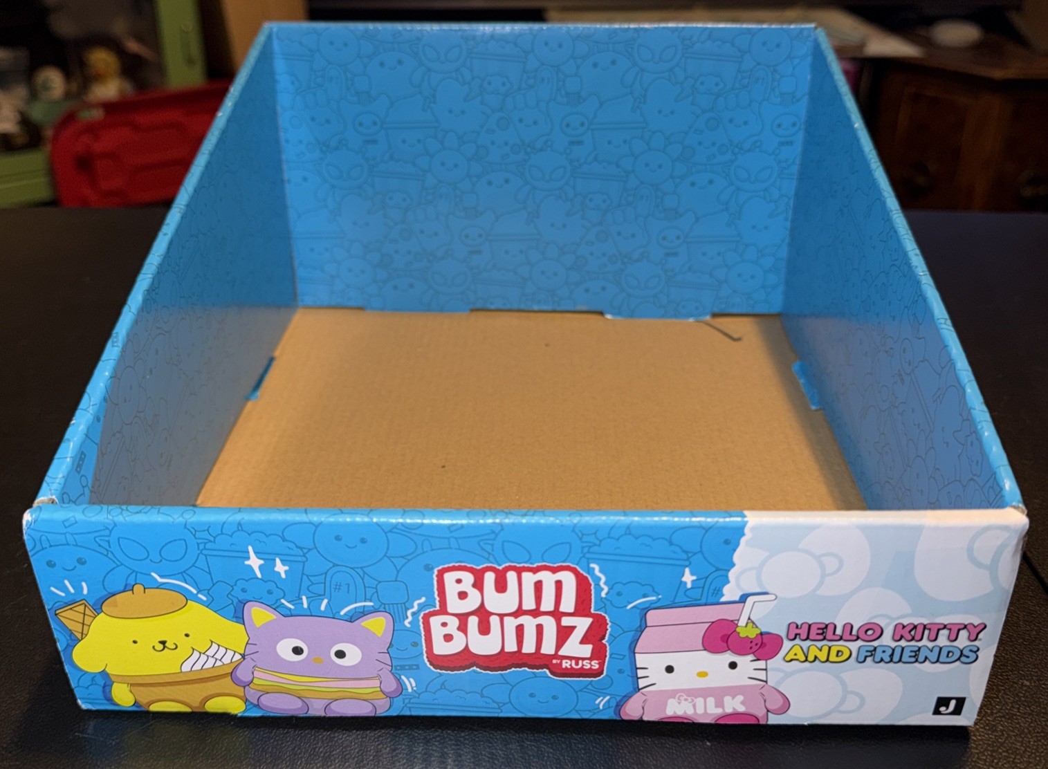 JAZWARES BUMBUMZ HELLO KITTY STORE DISPLAY BOX FOR COLLECTIBLES RARE NEW