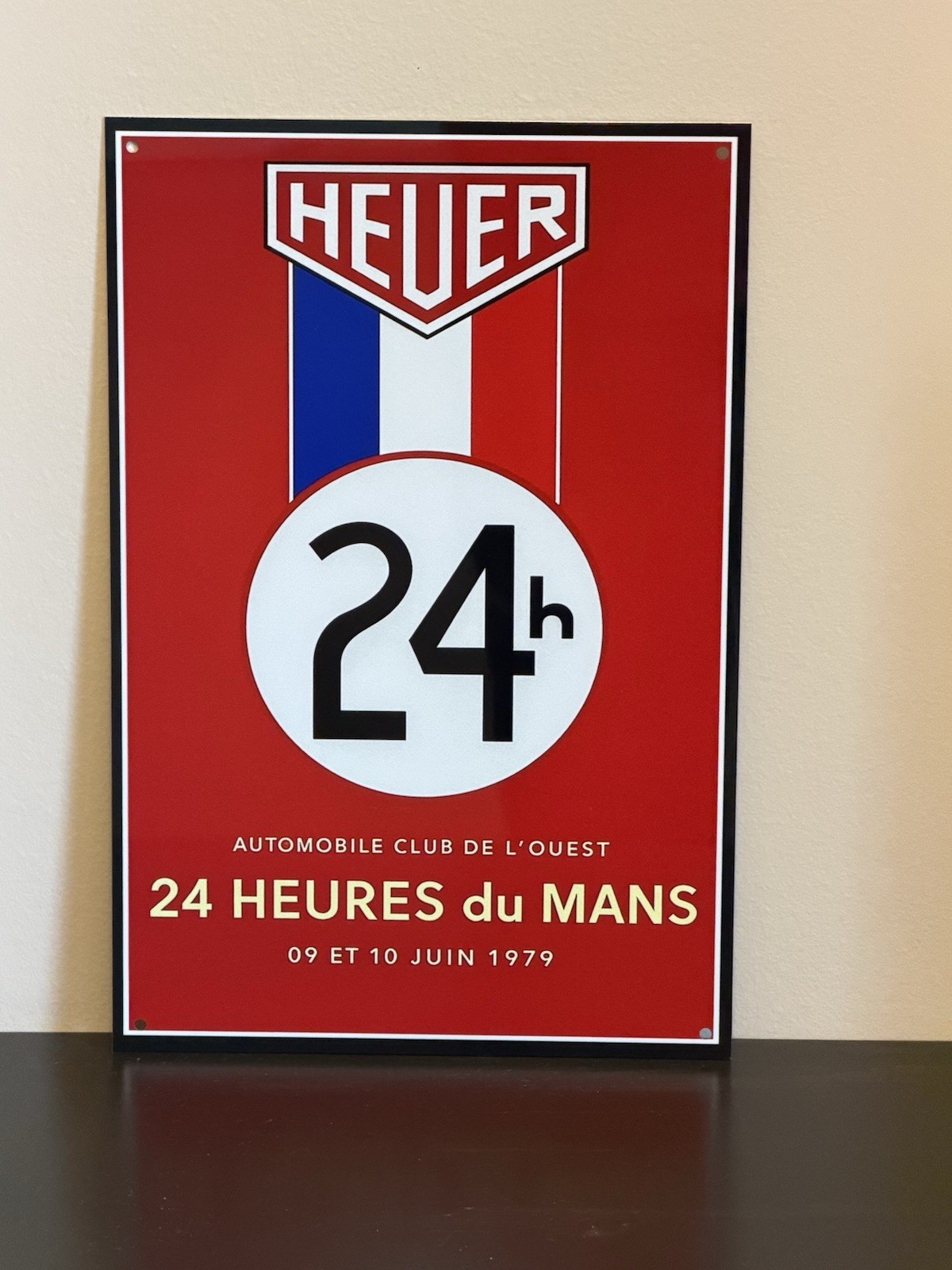 Retro Style Racing 24 hours Of Le Mans 12 Inches Garage Quality Sign