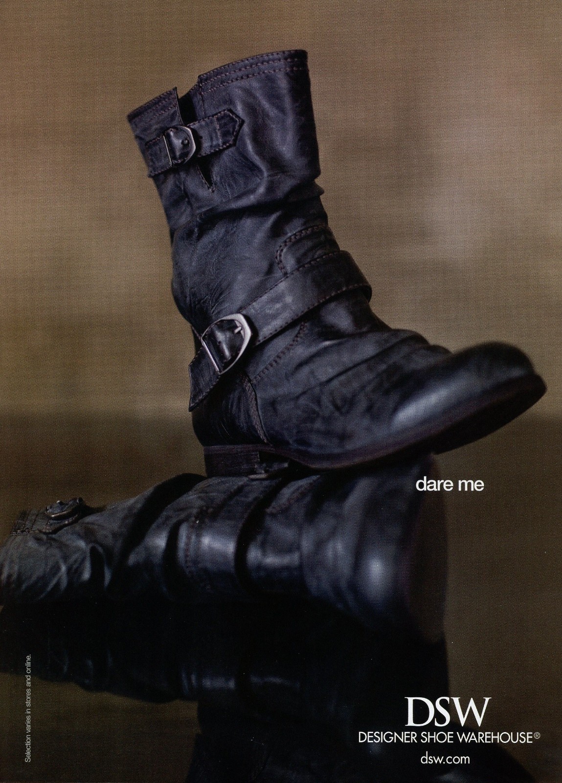 DWS Magazine Print Ad Advert #07 RARE 2013 BOOTS ~DARE ME