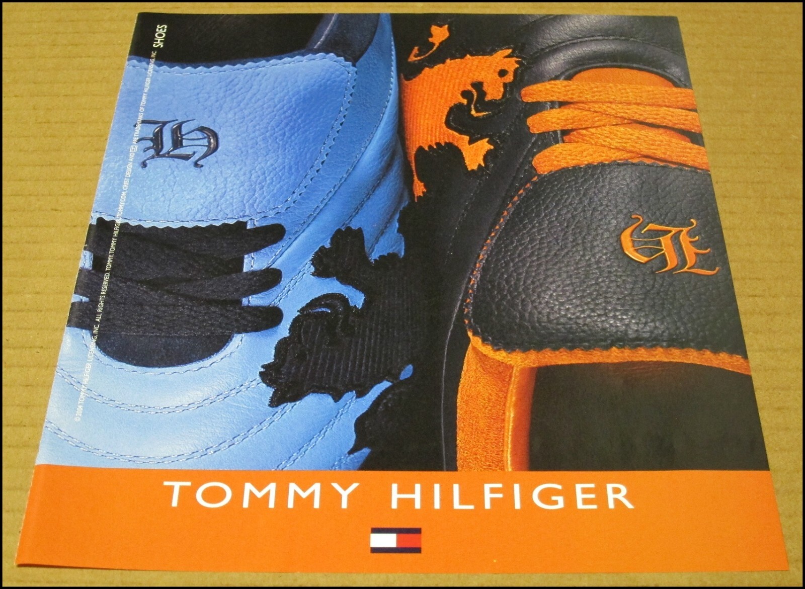 2004 Tommy Hilfiger Shoes Print Ad Vintage Shoe Advertisement Fashion Brand