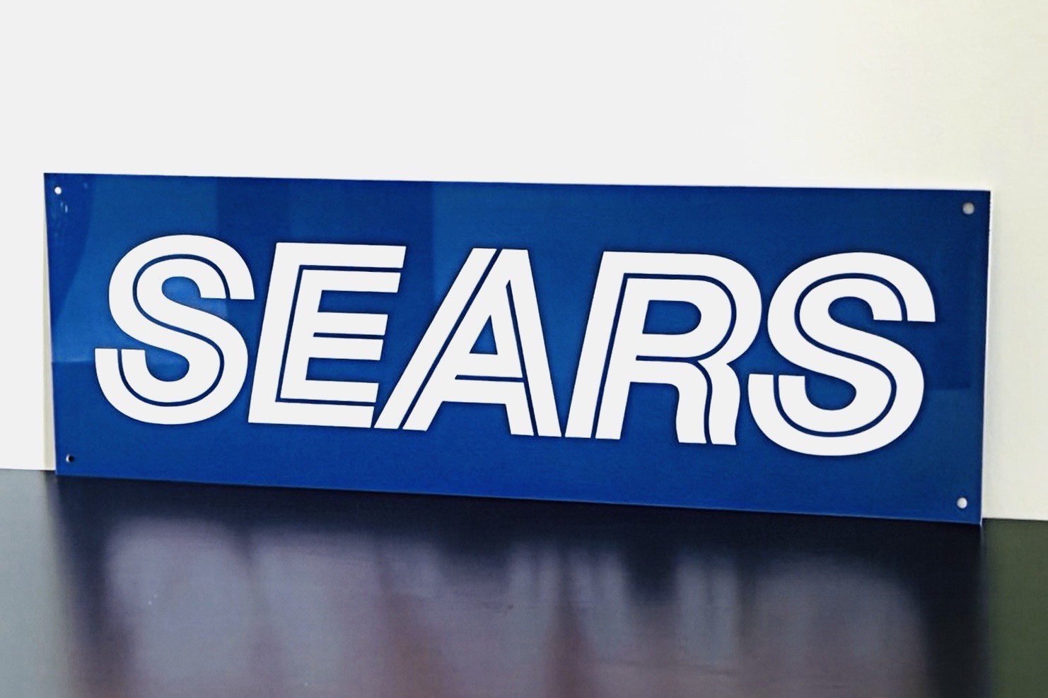 18 Inch SEARS department Store Vintage Style Metal Sign