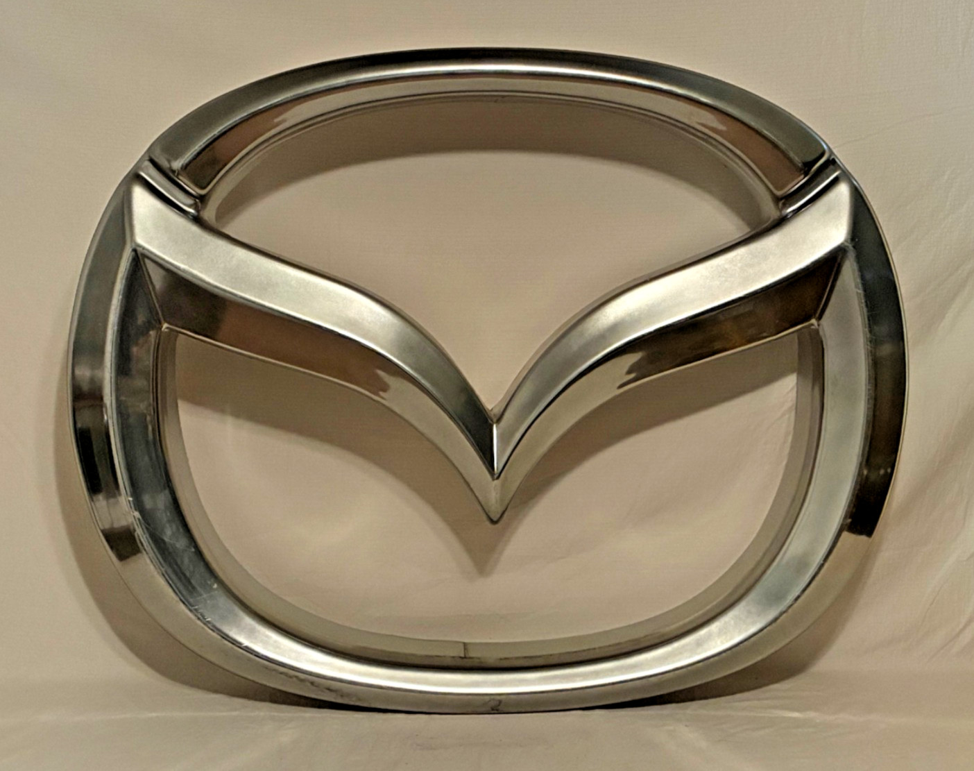 Vintage Mazda Dealership Advertising Logo ~ Aluminum n Plastic Sign ~ 45″ x 36″