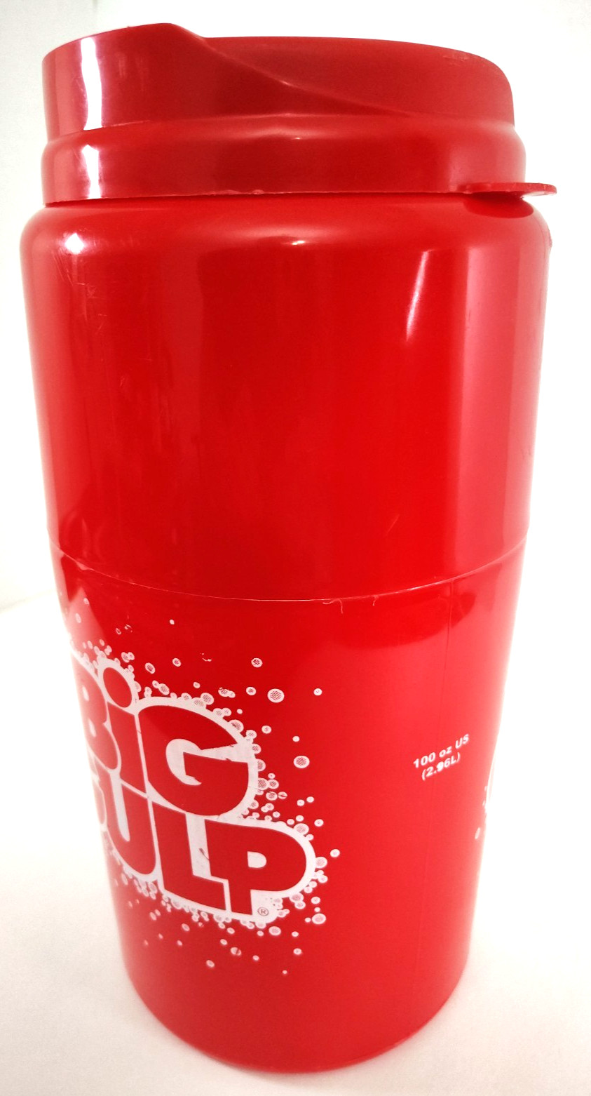 7 Eleven Big Gulp Betras Red 100 oz Insulated Jumbo Travel Cup USA Large Handle